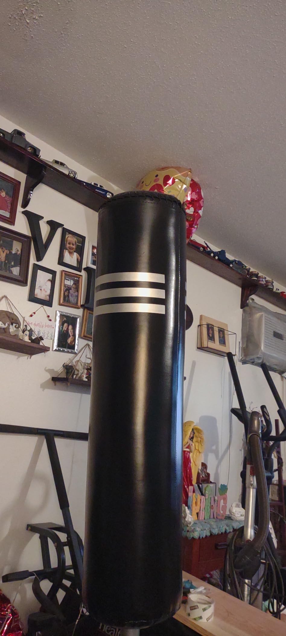 PEXMOR Freestanding Punching Bag Heavy Solid Boxing Bag with Suction Cup Armor Base & Noise Vibration Absorption Device for Adult Youth customer photo 2