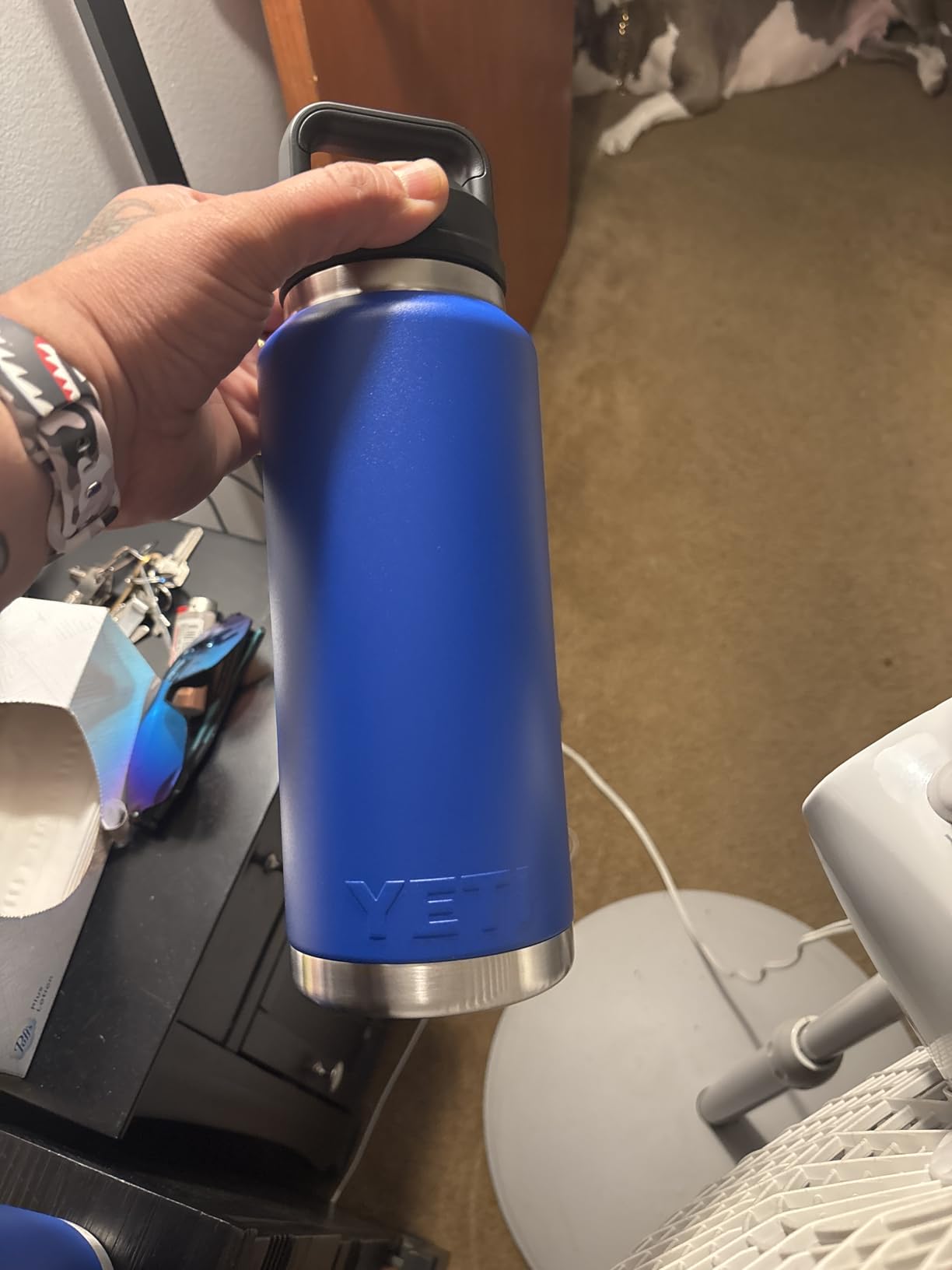 YETI Rambler 36 oz Bottle, Vacuum Insulated, Leakproof, Stainless Steel with Chug Cap customer photo 1