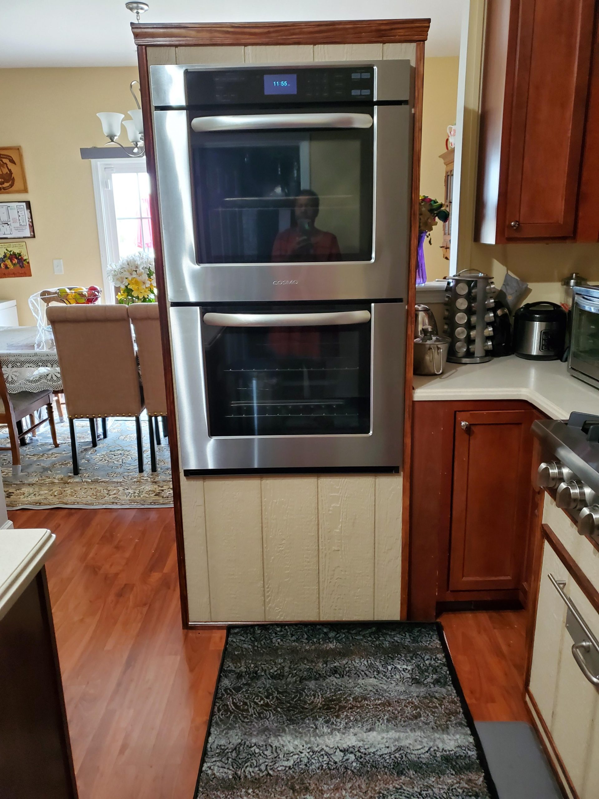 COSMO COS-30EDWC 30 in. Haven Collection Double Electric Wall Oven, True Convection, Blue Porcelain, Self Cleaning in Stainless Steel customer photo 1