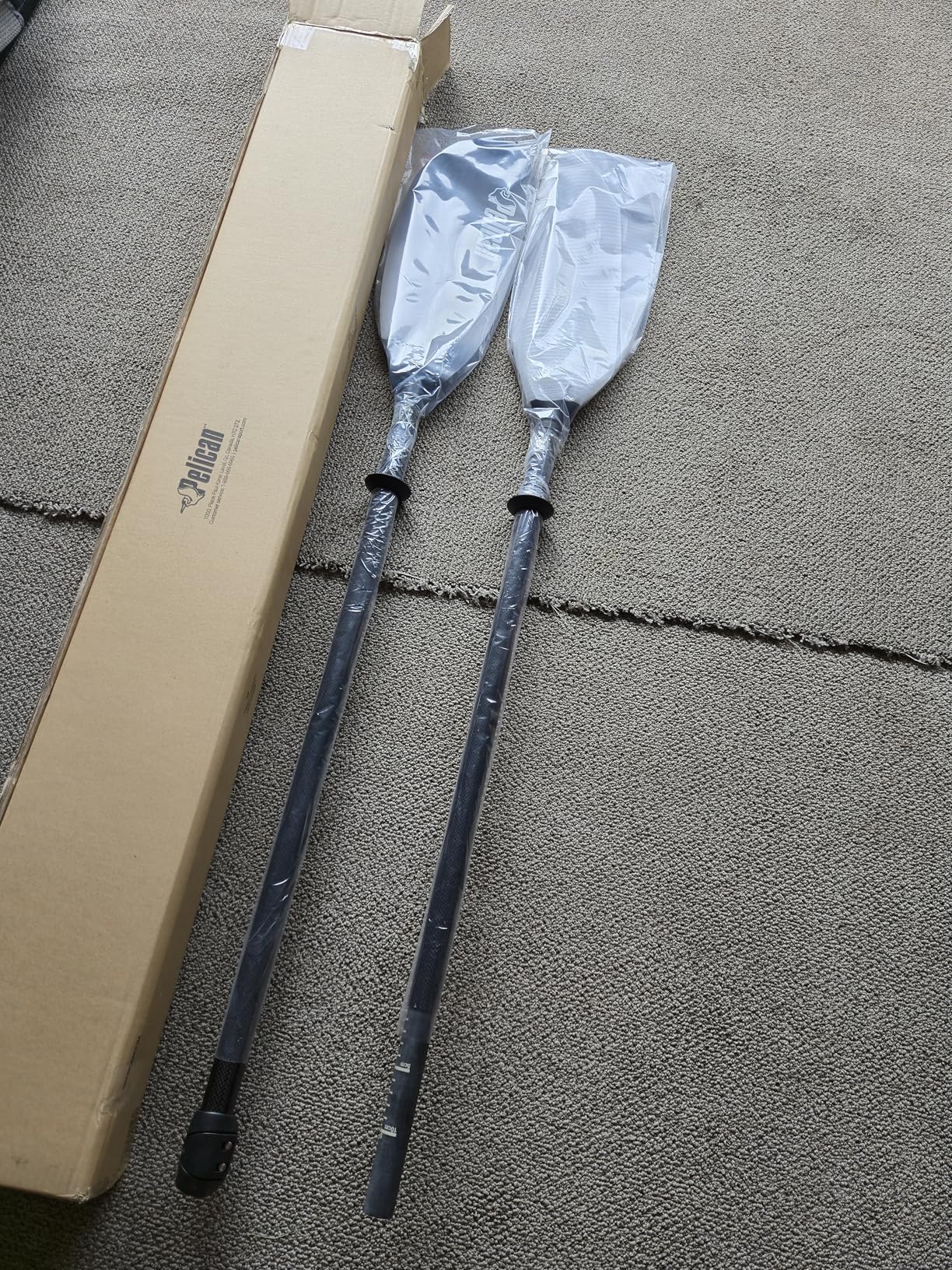 Pelican Symbiosa Kayak Paddle - Adjustable Fiberglass Shaft with Nylon Blades - Lightweight - 90.5in 240cm to 98.5in 250cm customer photo 1