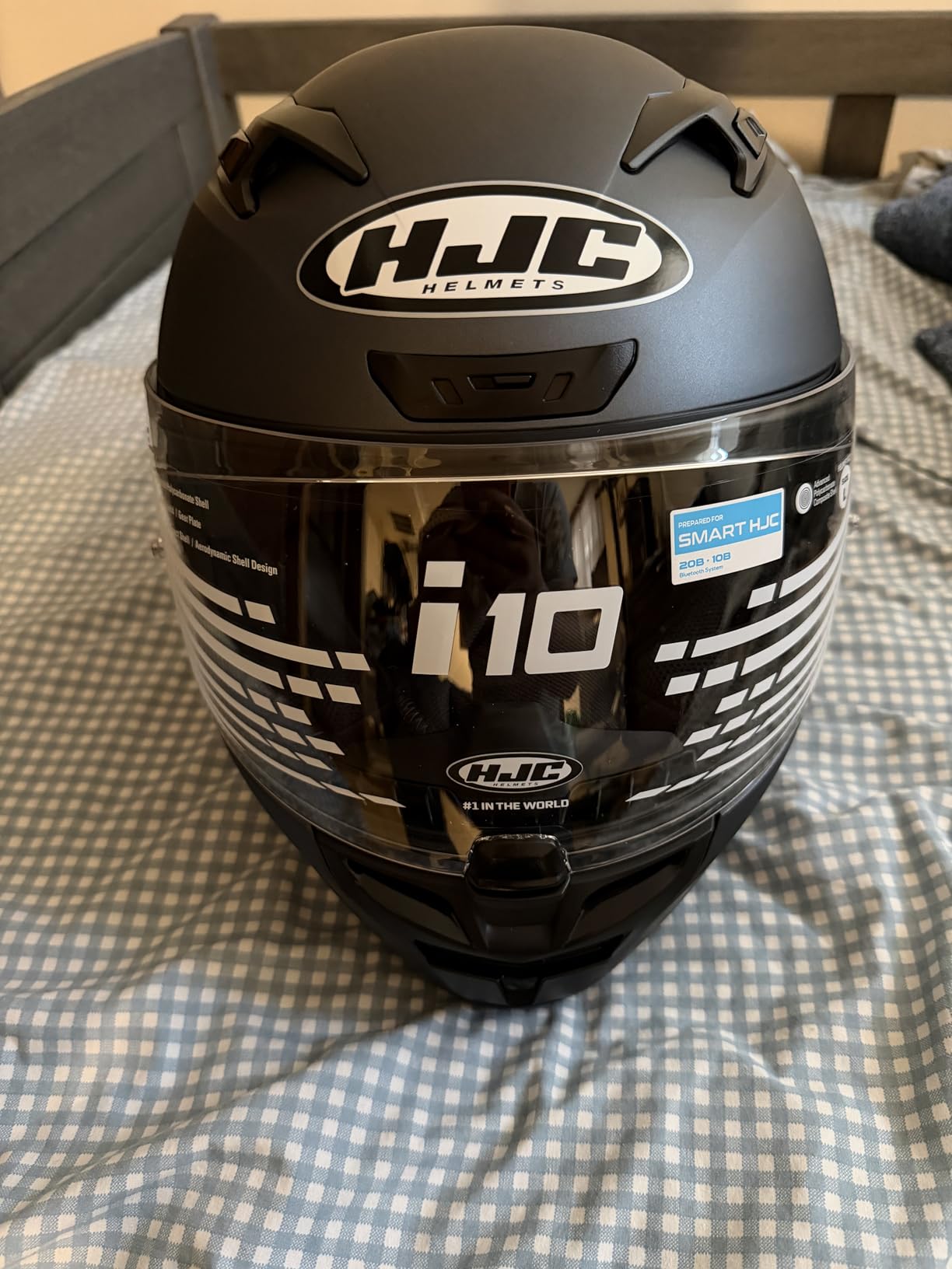 HJC i10 PLUS Solid Natural Motorcycle Helmet, DOT Approved customer photo 1