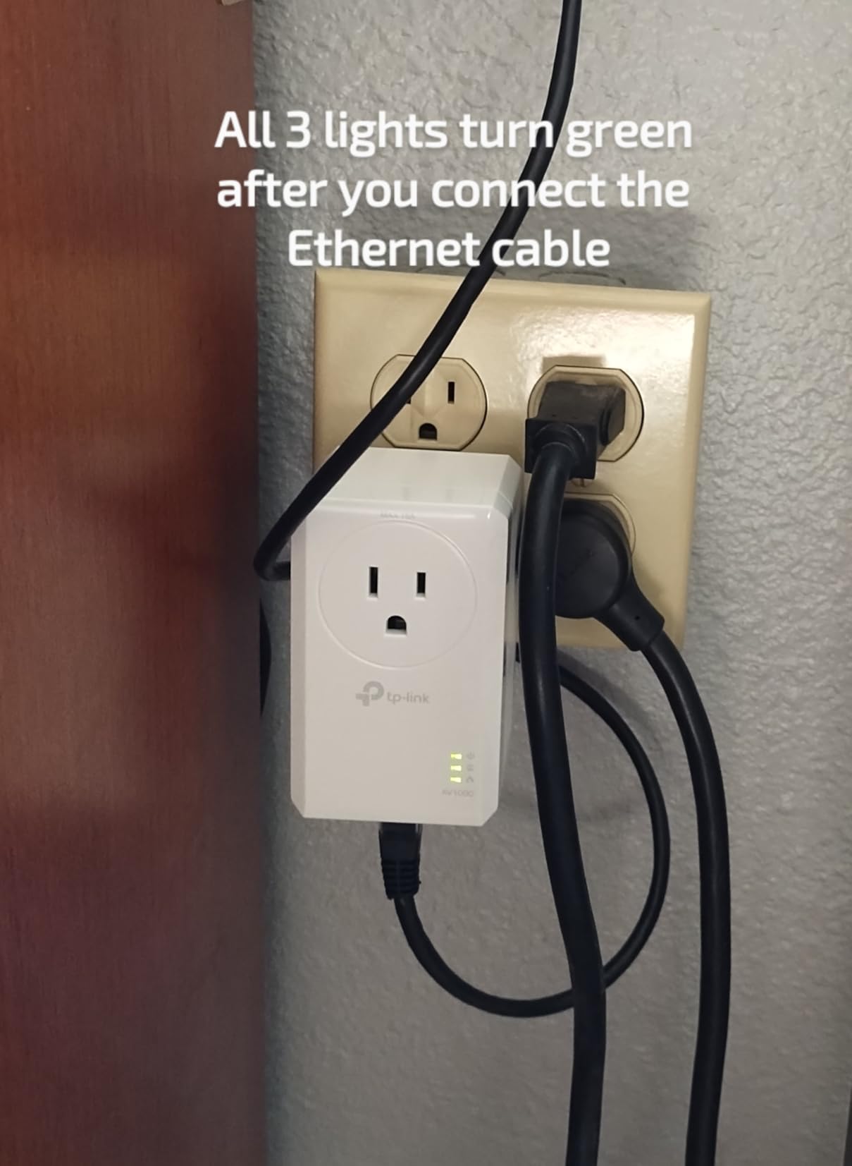 TP-Link AV1000 Powerline Ethernet Adapter KIT - Gigabit Port, Plug Pair & Play, Ethernet Over Power, Nano Size, Power Saving Mode (TL-PA7017 KIT) customer photo 2
