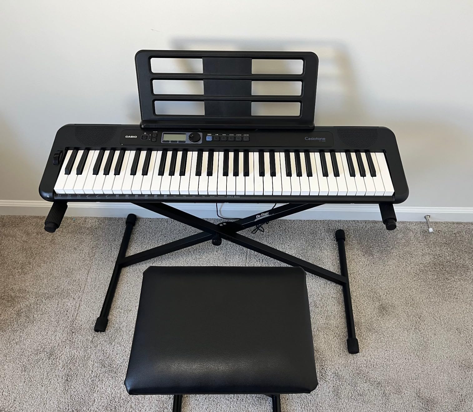 Casio CT-S300 PPK 61-Key Premium Keyboard Pack with Stand, Headphones and Power Supply customer photo 2
