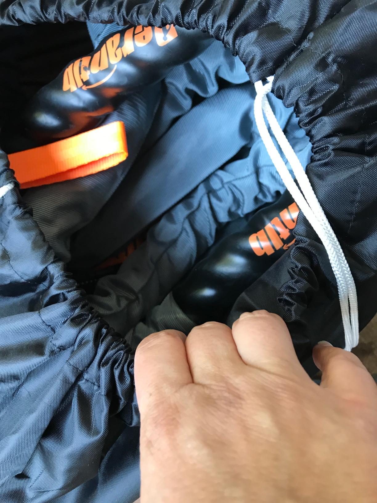 Perantlb Poly Battle Rope with Cloth Sleeve -1.25/1.5/2 Inch Diameter 30' 40' 50' Lengths -Gym Muscle Toning Metabolic Workout Fitness customer photo 2
