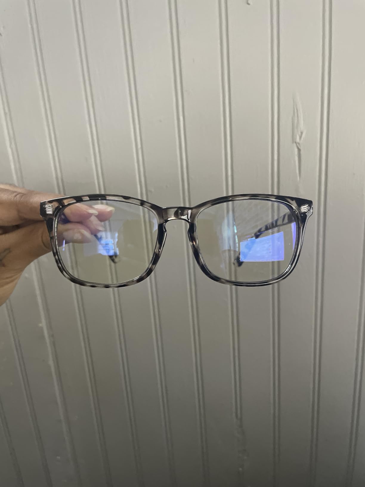 Gaoye Stylish Eyewear Frame Accessories - Blue Light Glasses for Woman - Computer Glasses for Blue Light Blocking customer photo 1
