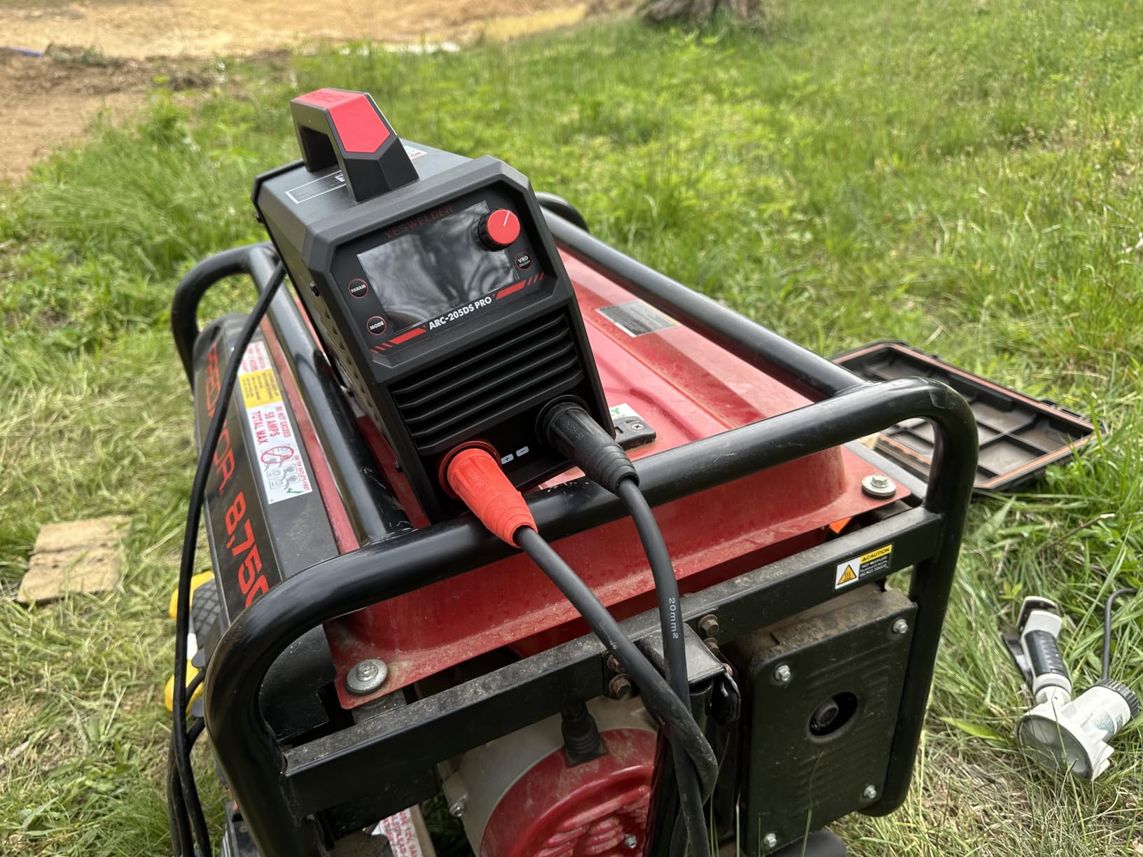 YESWELDER 205Amp Stick Welder Large LED Display, Digital Inverter IGBT ARC Welding Machine, 110V/220V Dual Voltage Hot Start Portable MMA Welder customer photo 2