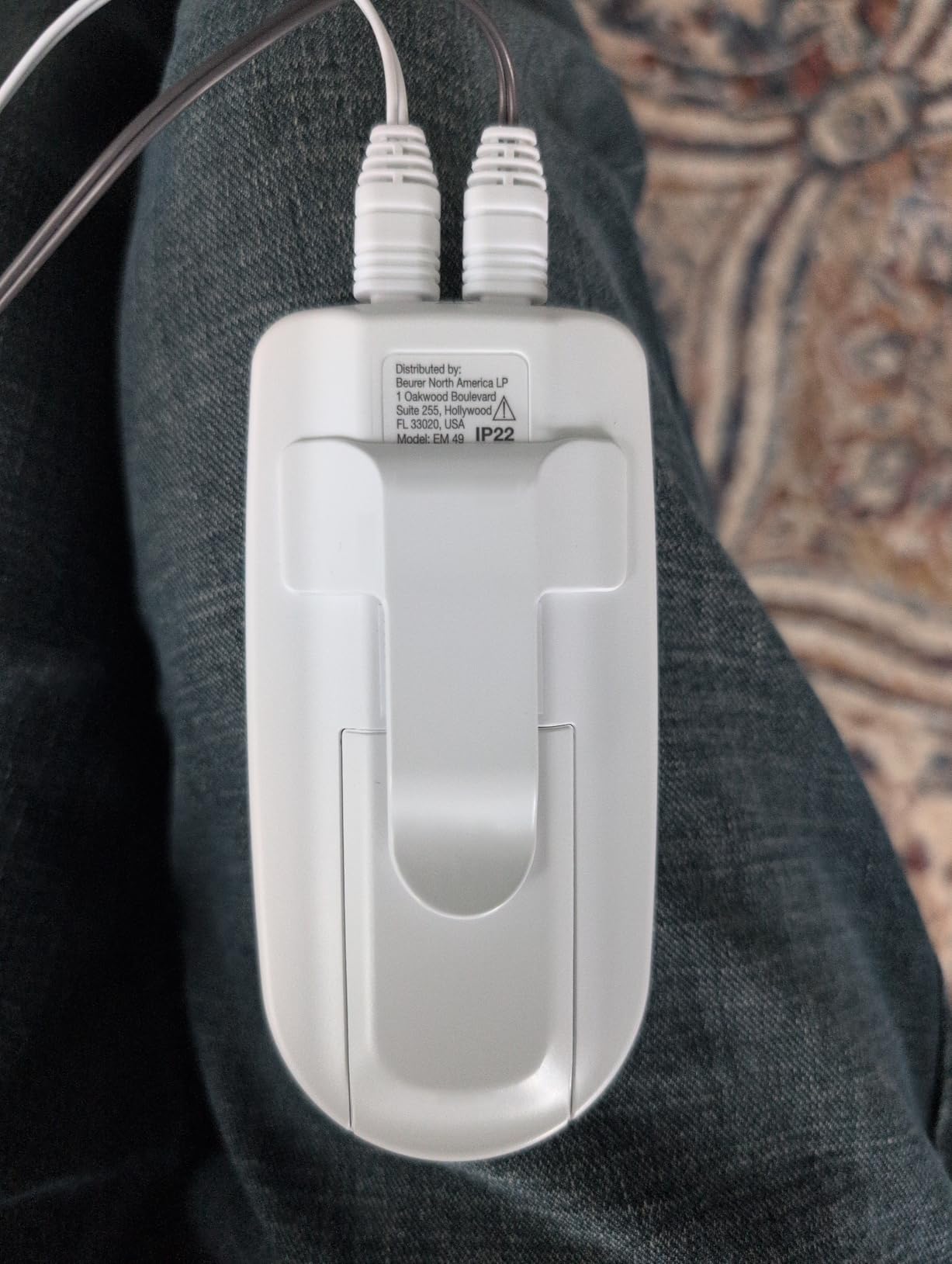 Beurer EM59 Digital 3-in-1 TENS Unit, EMS & Heat Therapy for Pain Relief & Relaxation, Muscle Stimulator with 2 Adjustable Channels customer photo 2