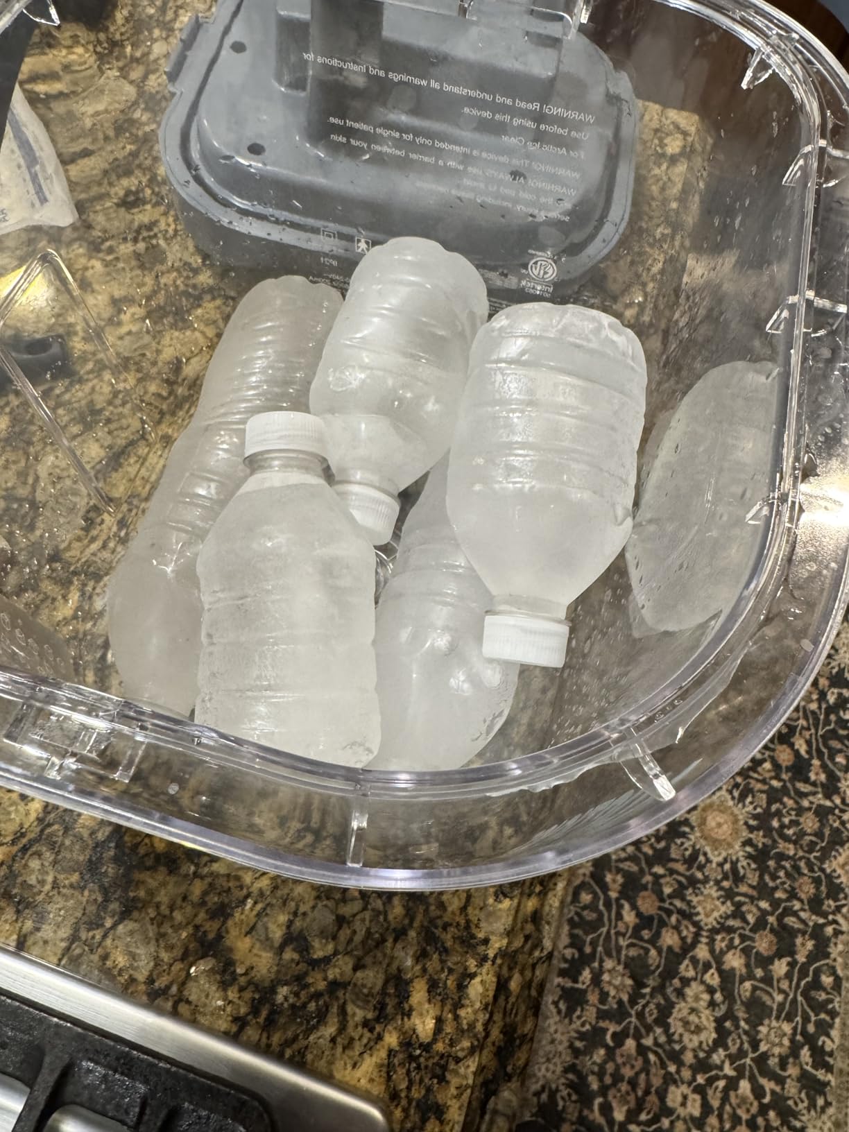 Circulating Cold Water Therapy Ice Machine Gen 2 by Arctic Ice Clear - for Knee, Elbow, Shoulder, Back Pain, Swelling, Sprains, Injuries (Arctic Ice Clear) (with Universal Pad) customer photo 2