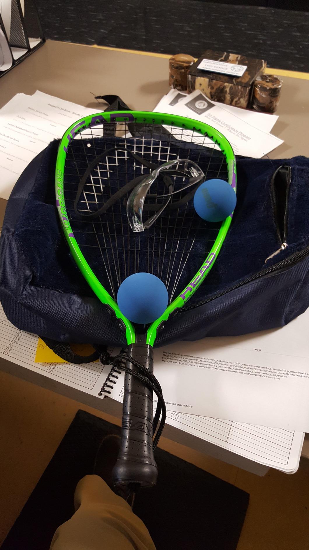 Head MX Hurricane Pack - Beginners Pre-Strung Racquetball Racket Set w/Goggles & Two Balls customer photo 1