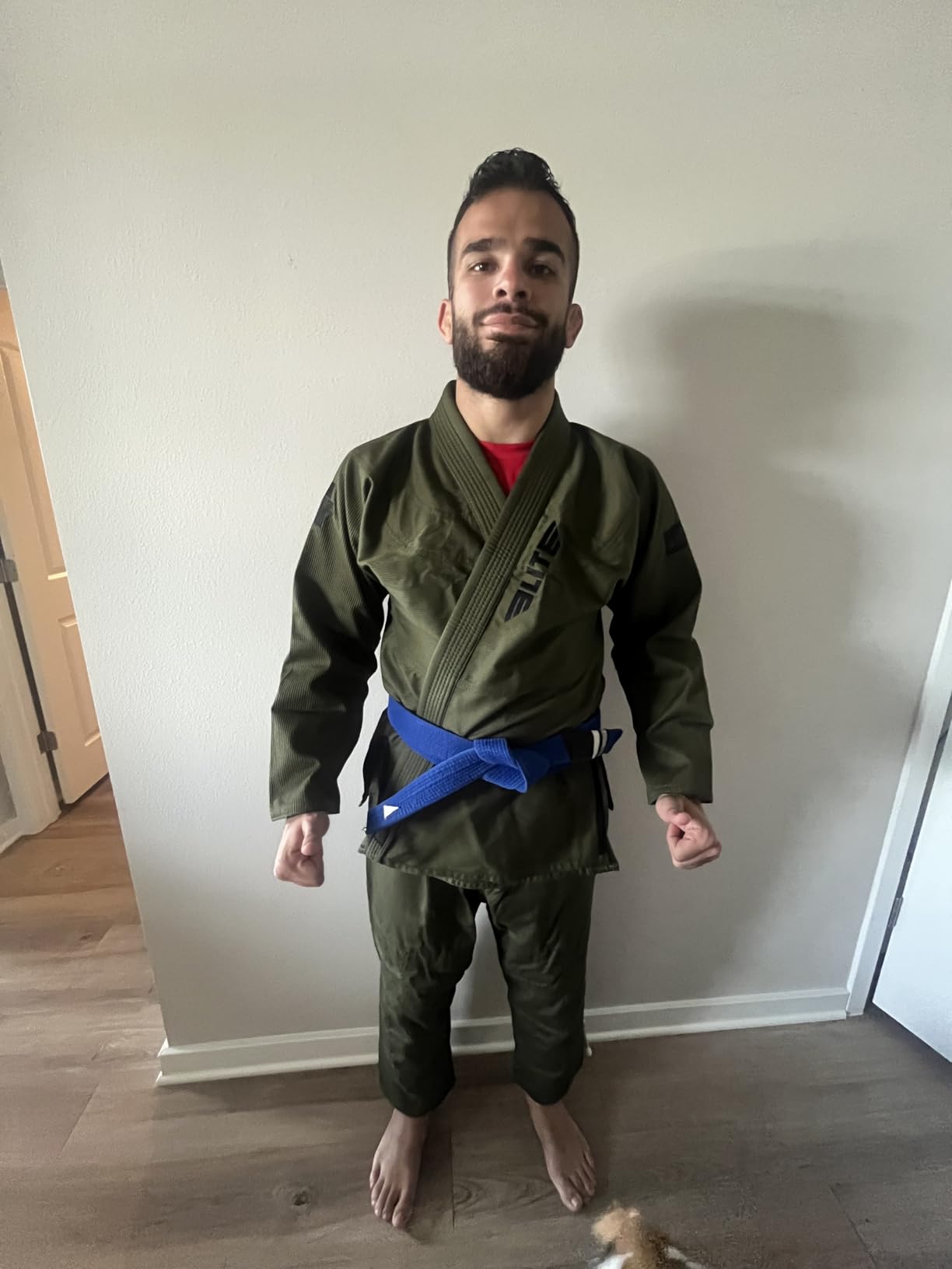 Elite Sports BJJ GI for Men IBJJF Kimono BJJ Jiujitsu GIS W/Preshrunk Fabric & Free Belt (See Special Sizing Guide) customer photo 1