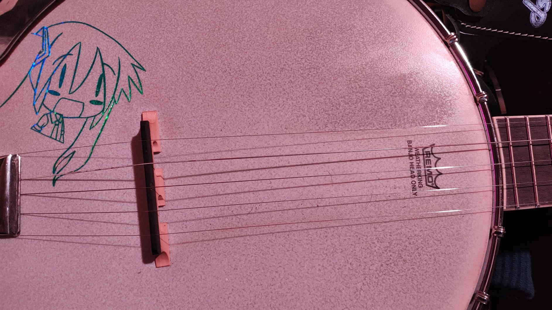 Ashthorpe 5-String Banjo - Full Size with 24 Brackets, Closed Back, Mahogany Resonator, Geared 5th Tuner, Padded Gig Bag customer photo 1
