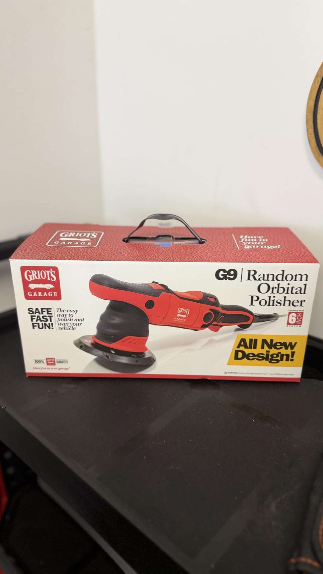 Griot's Garage G9 Random Orbital Polisher - 1000-Watt Dual Action Buffer, 6