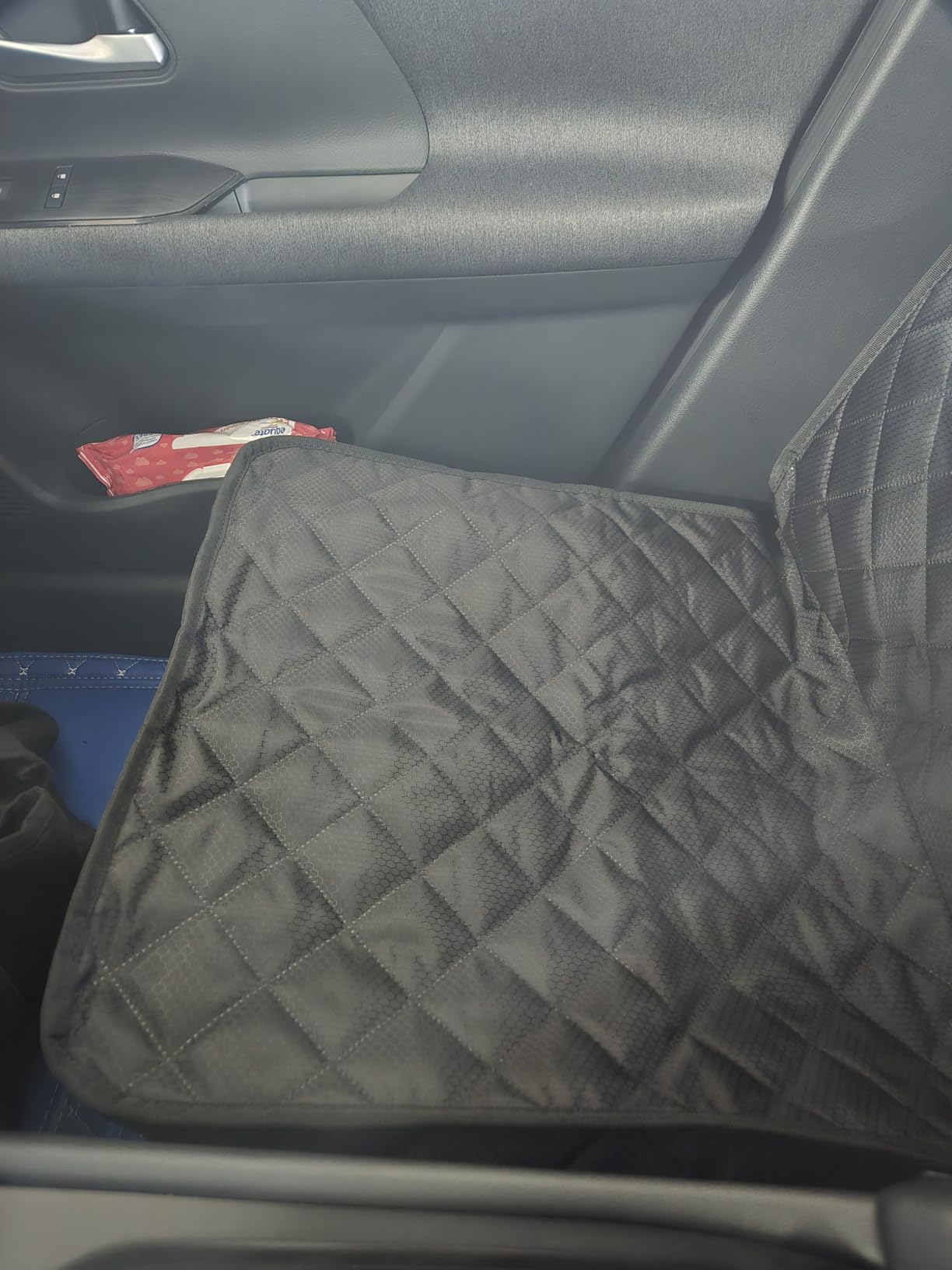 PETICON Waterproof Front Seat Car Cover 2 Pack, Full Protection Dog Car Seat Cover with Side Flaps, Nonslip Scratchproof Captain Chair Seat Cover Fits for Cars, Trucks, SUVs, Jeep, Black customer photo 2