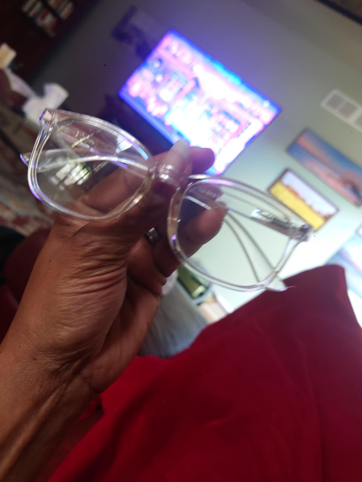 CCVOO 1.5 Reading Glasses for Women, Eye Glasses, Blue Light Readers, Cheaters customer photo 1