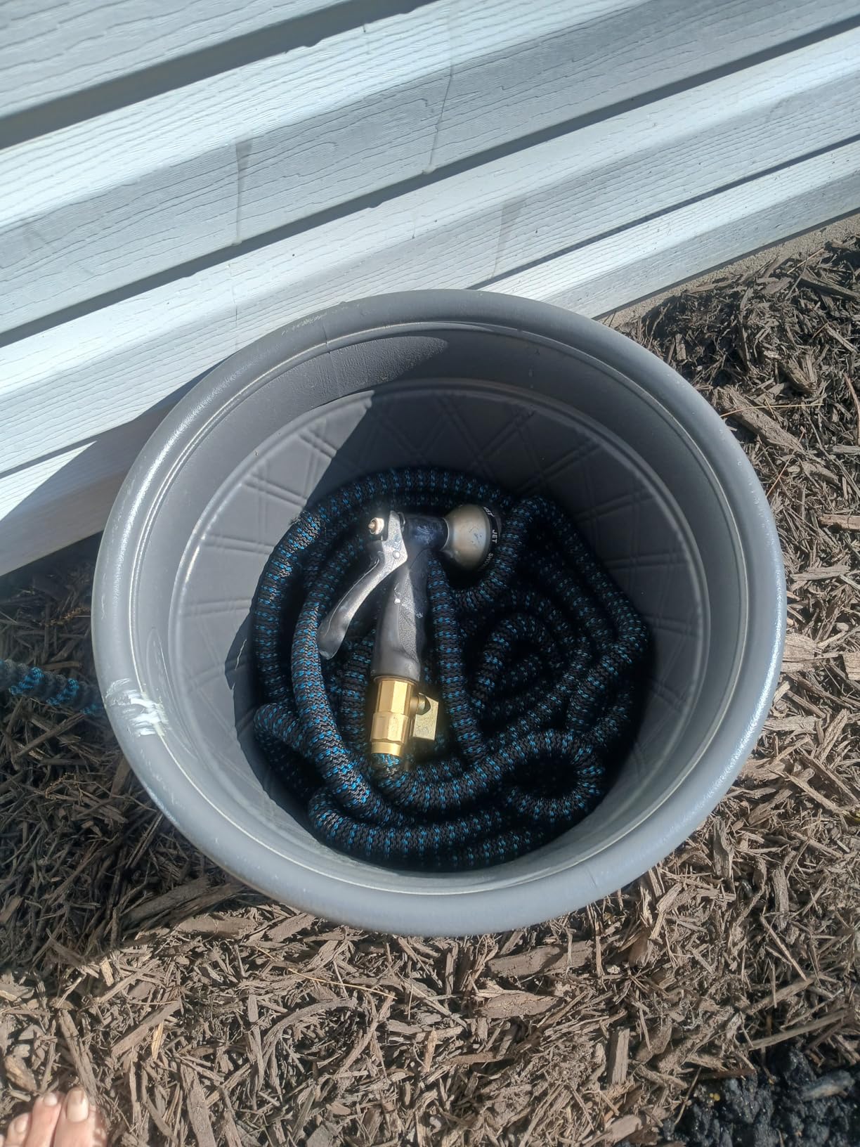 J&B XpandaHose 75ft Expandable Garden Hose - Ultra-Strong 3750D, 4-Layer Latex Core, Brass 3/4