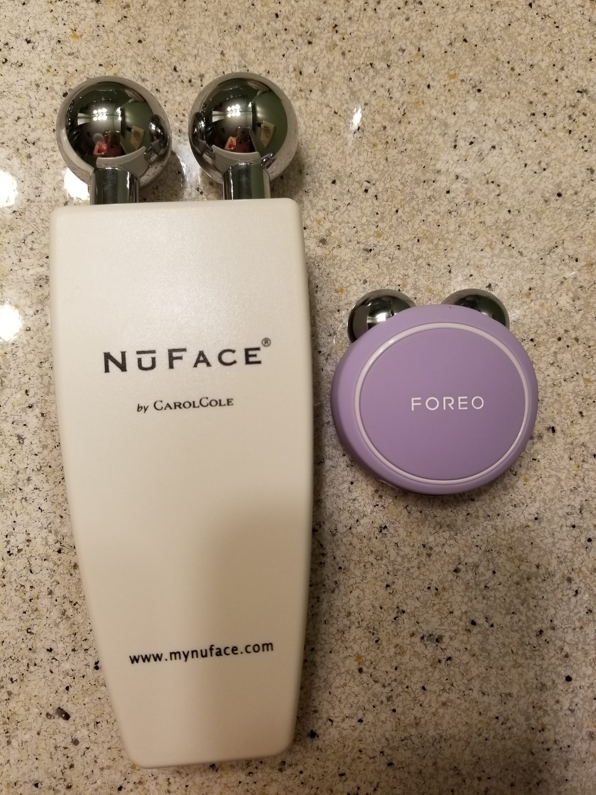 FOREO Bear mini App-Connected Microcurrent Facial Toning Device with 3 Intensities, Lavender customer photo 2