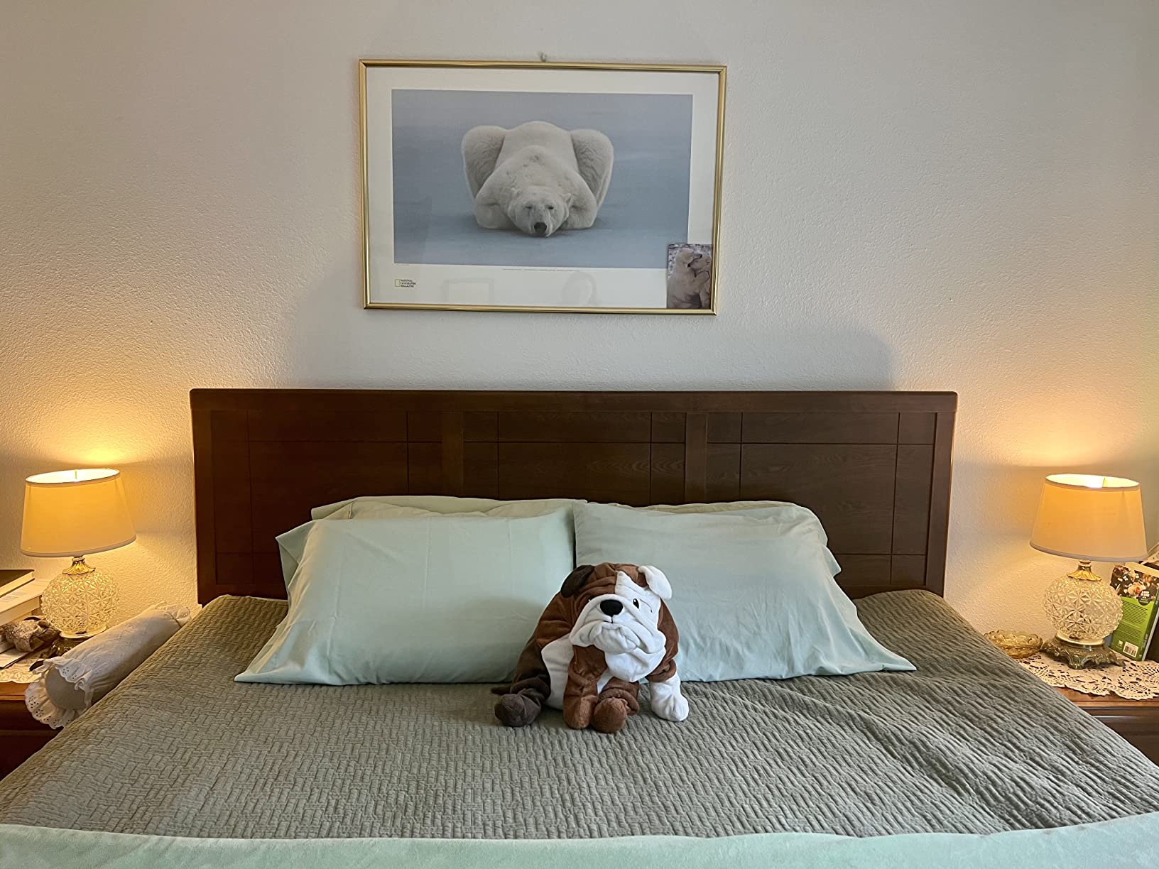 Modway Archie King Wood Headboard in Walnut customer photo 2