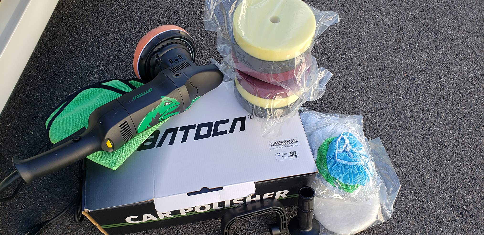 BATOCA 2026 New Dual Action Polisher, 15mm Random Orbital Car Buffer, 1100W DA Polisher customer photo 1