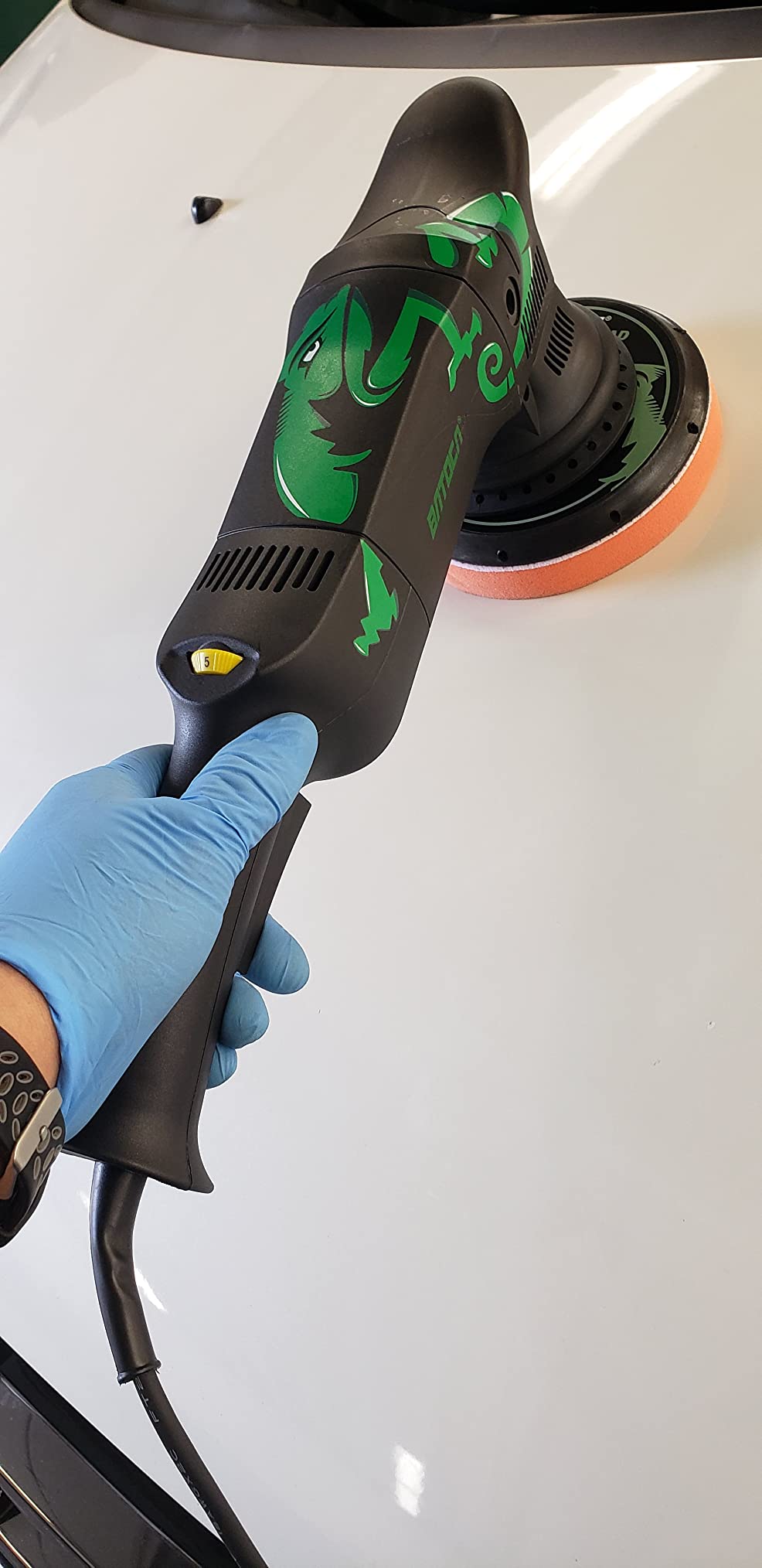 BATOCA 2026 New Dual Action Polisher, 15mm Random Orbital Car Buffer, 1100W DA Polisher customer photo 2