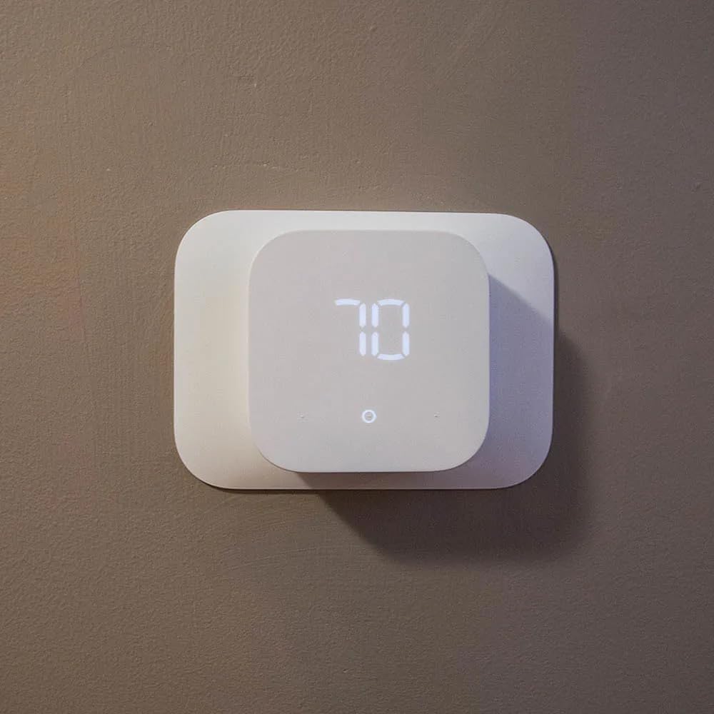 Amazon Smart Thermostat - Save money and energy - Works with Alexa and Ring - C-wire required customer photo 2
