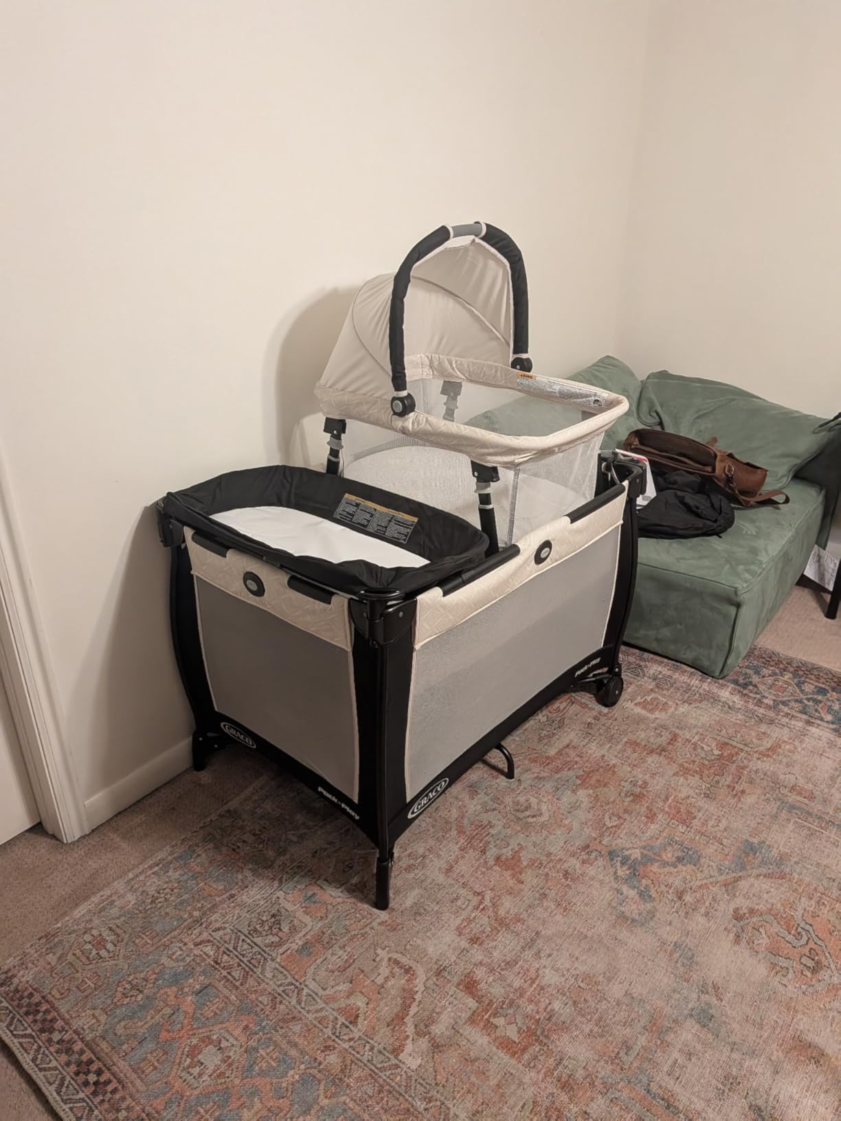 Graco Pack 'n Play Day2Dream Travel Bassinet Playard Features Portable Bassinet Diaper Changer and More customer photo 2