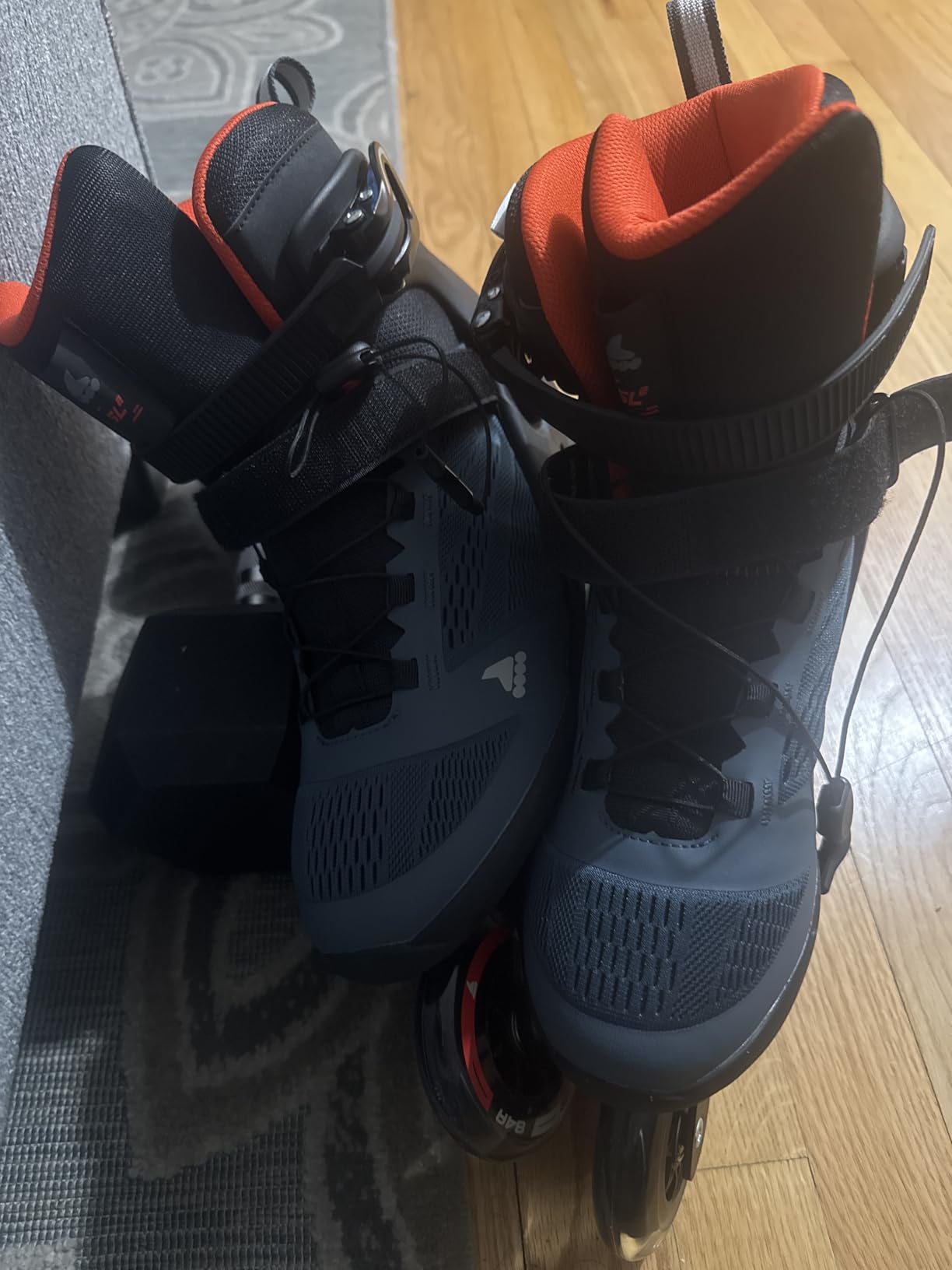 Rollerblade Macroblade 90 Men's Adult Fitness Inline Skate, Orion Blue/Spicy Orange, Performance Inline Skates customer photo 1