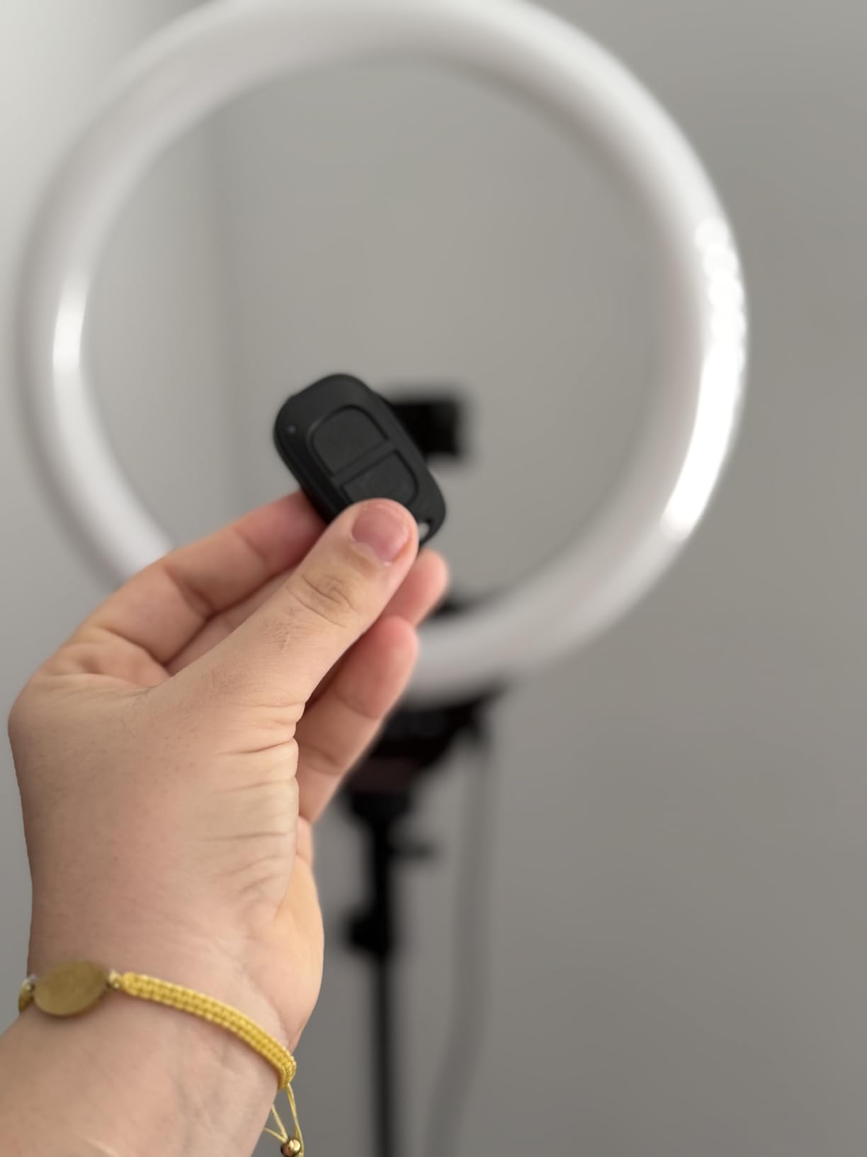 UBeesize 12'' LED Ring Light with 62'' Tripod Stand, Selfie Ring Light for Video Recording, Live Streaming, TikTok & YouTube, Compatible with iPhone & Android (Black) customer photo 2