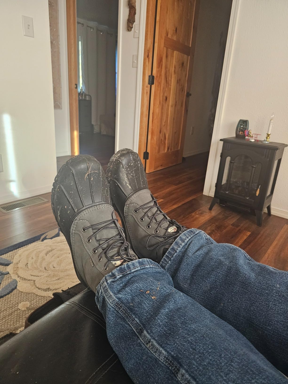 Nautica Men's Duck Boots Waterproof Shell Insulated Snow and Rain Boot Lace-Up Winter Shoe Channing, Extended Sizes 7-16 customer photo 2