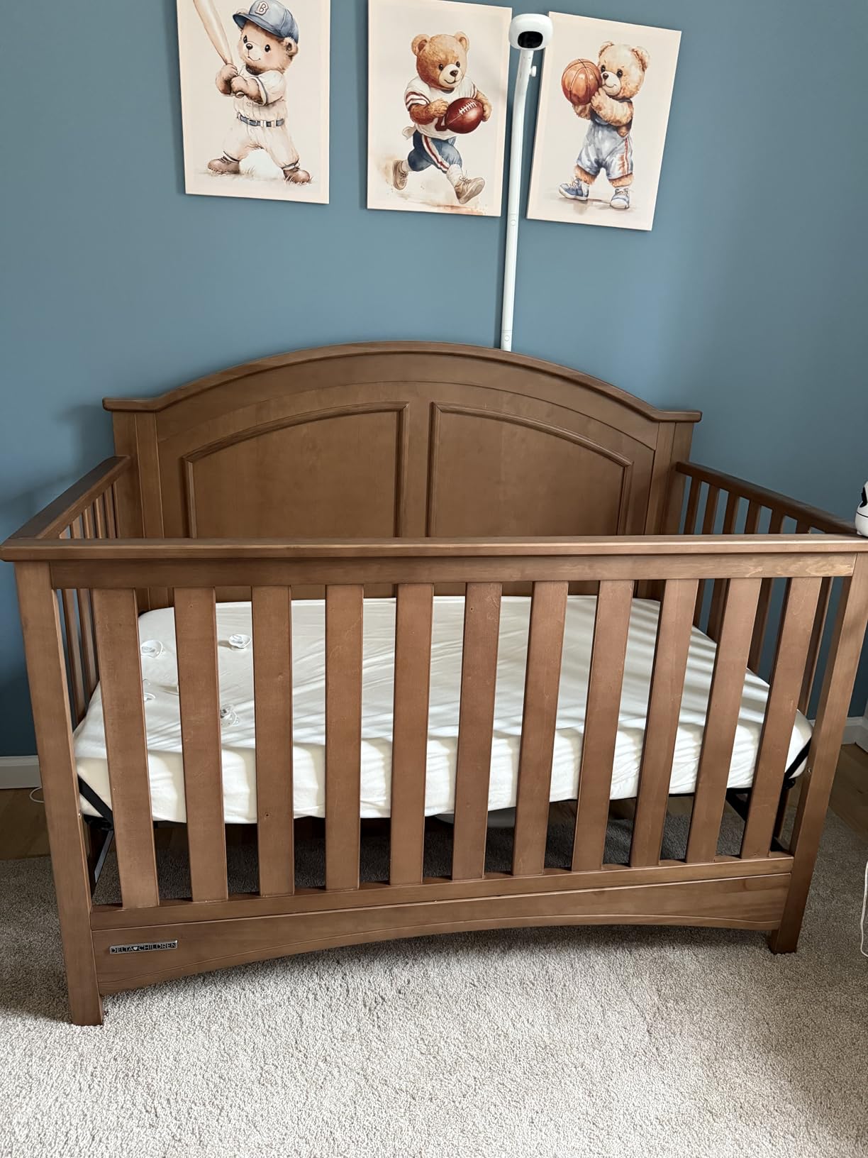 Delta Children Perry 6-in-1 Convertible Crib - Greenguard Gold Certified, Bianca White customer photo 1