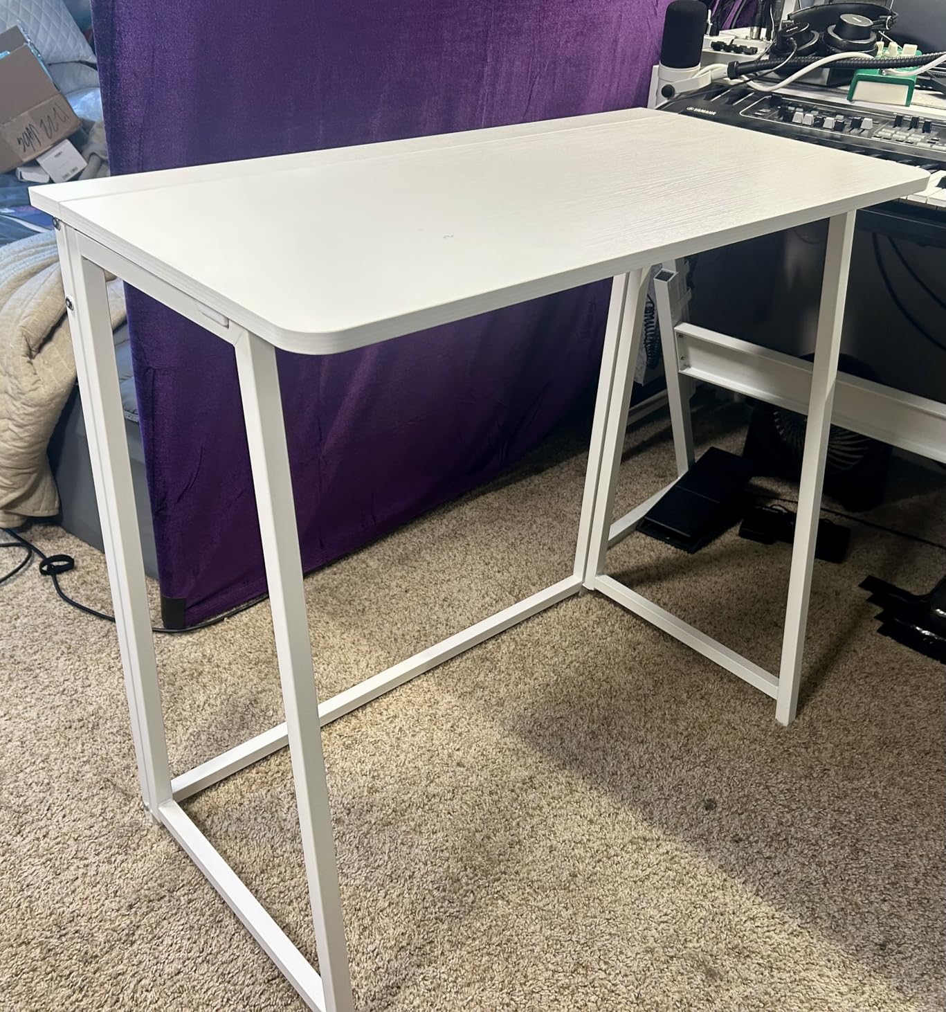 WOHOMO Folding Desk, Small Foldable Desk 31.5