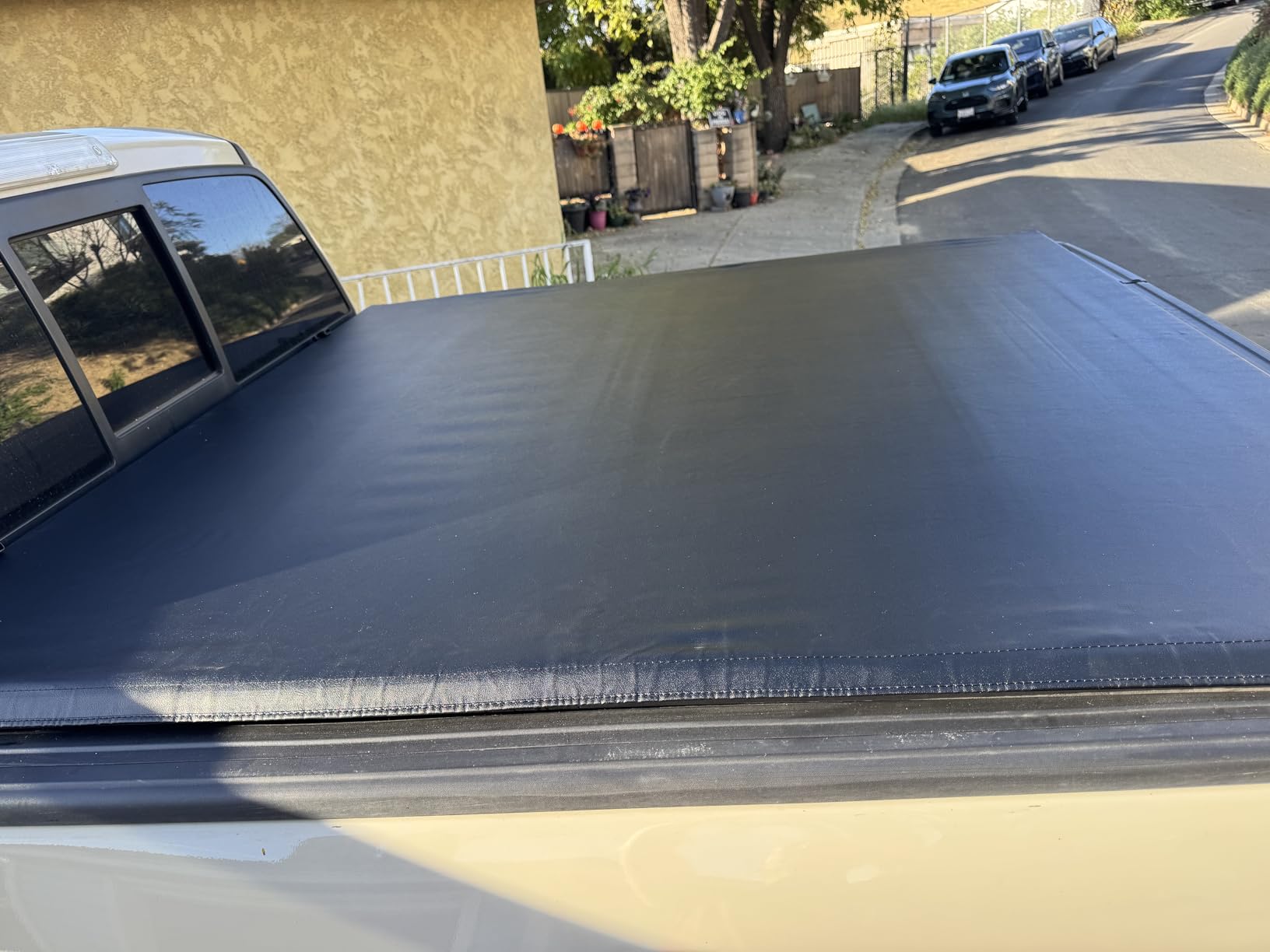 MOSTPLUS 5.5FT Roll-Up Soft Vinyl Truck Bed Tonneau Cover Compatible for 2009-2025 2026 Ford F150 F-150 Short Bed On Top (67Inch) customer photo 2