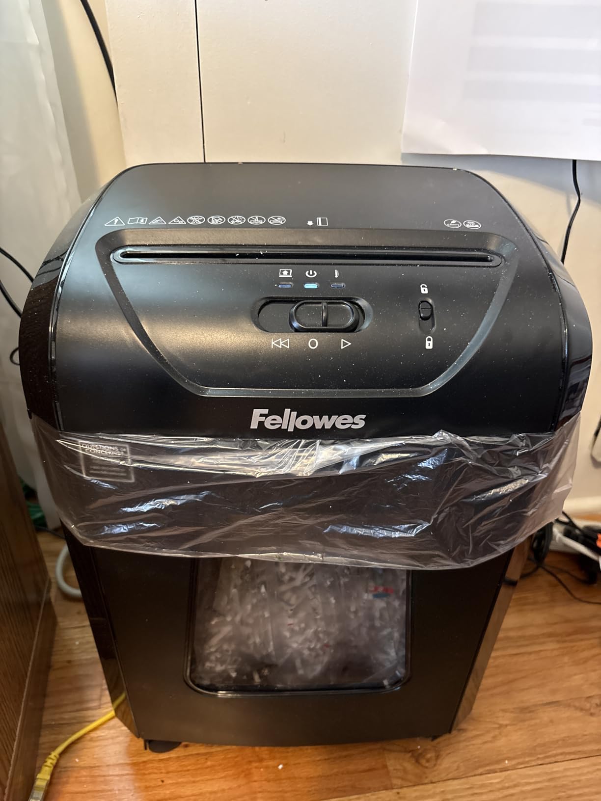 Fellowes Powershred 12 Sheet Cross-Cut Paper Home Office Paper Shredder, 19.50