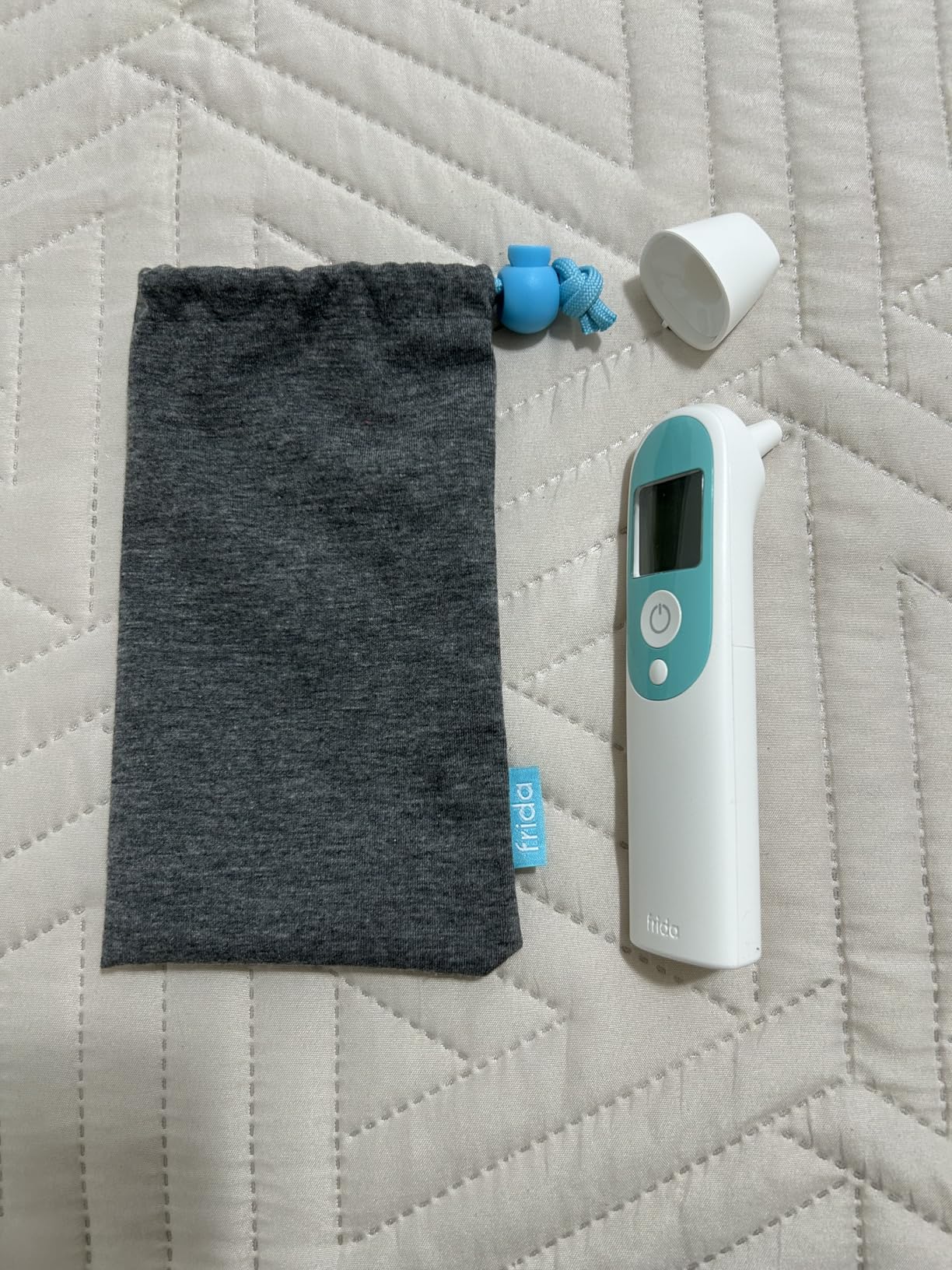 Frida Baby Thermometer, 3-in-1 Infrared Thermometer for Ear, Forehead & Touchless, Fever Thermometer for Baby, Infants, Toddlers, Kids & Adults customer photo 1