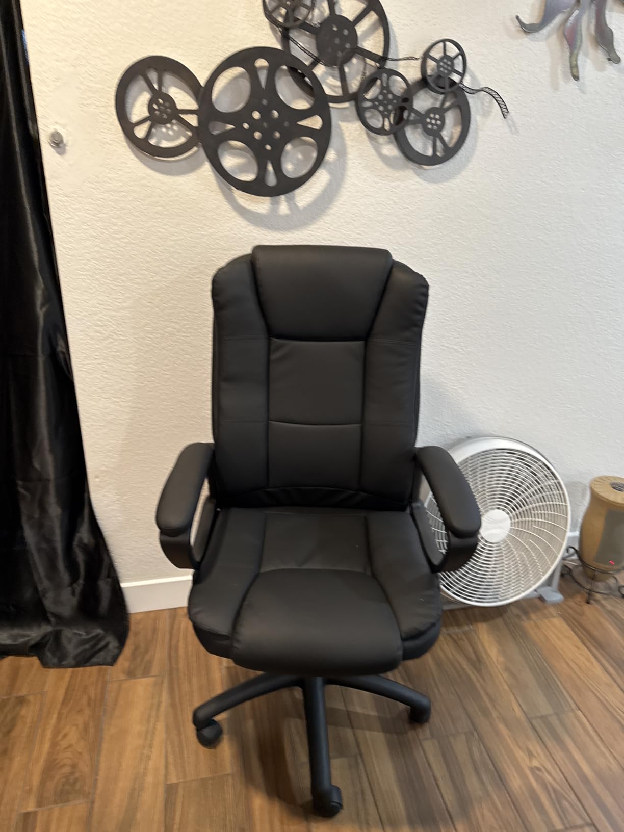 OFIKA Home Office Chair, 400LBS Big and Tall Computer Chair Heavy Duty Design, Ergonomic High Back Cushion Lumbar Back Support, Adjustable Executive Leather with Armrest customer photo 1