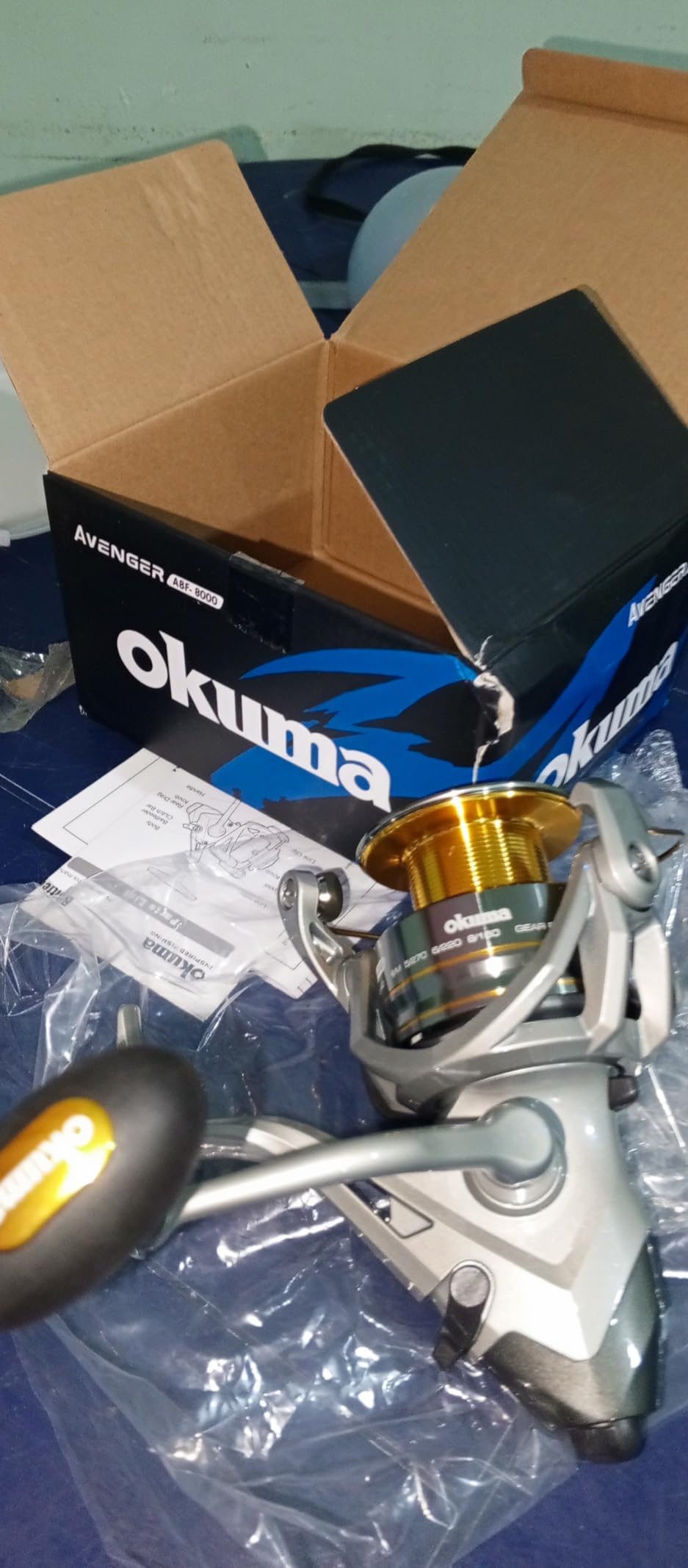 Okuma Avenger ABF Graphite Baitfeeder Saltwater Spinning Reel customer photo 2
