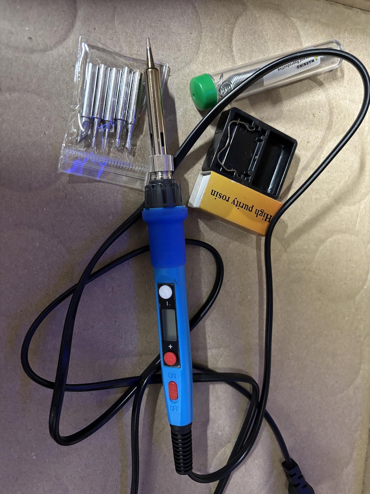 Soldering Iron Kit, 80W 110V LCD Digital Solder Iron Pen with Ceramic Heater customer photo 2