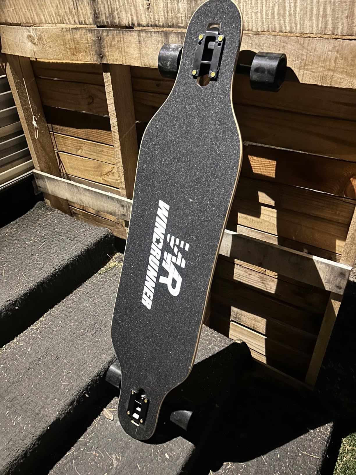 Windrunner 41inch Freeride Longboard Skateboard,8-Ply Natural Maple Drop Through Freestyle Complete Skateboard Cruiser Pintail for Cruising,Carving,Free-Style and Downhill with T-Tool customer photo 2