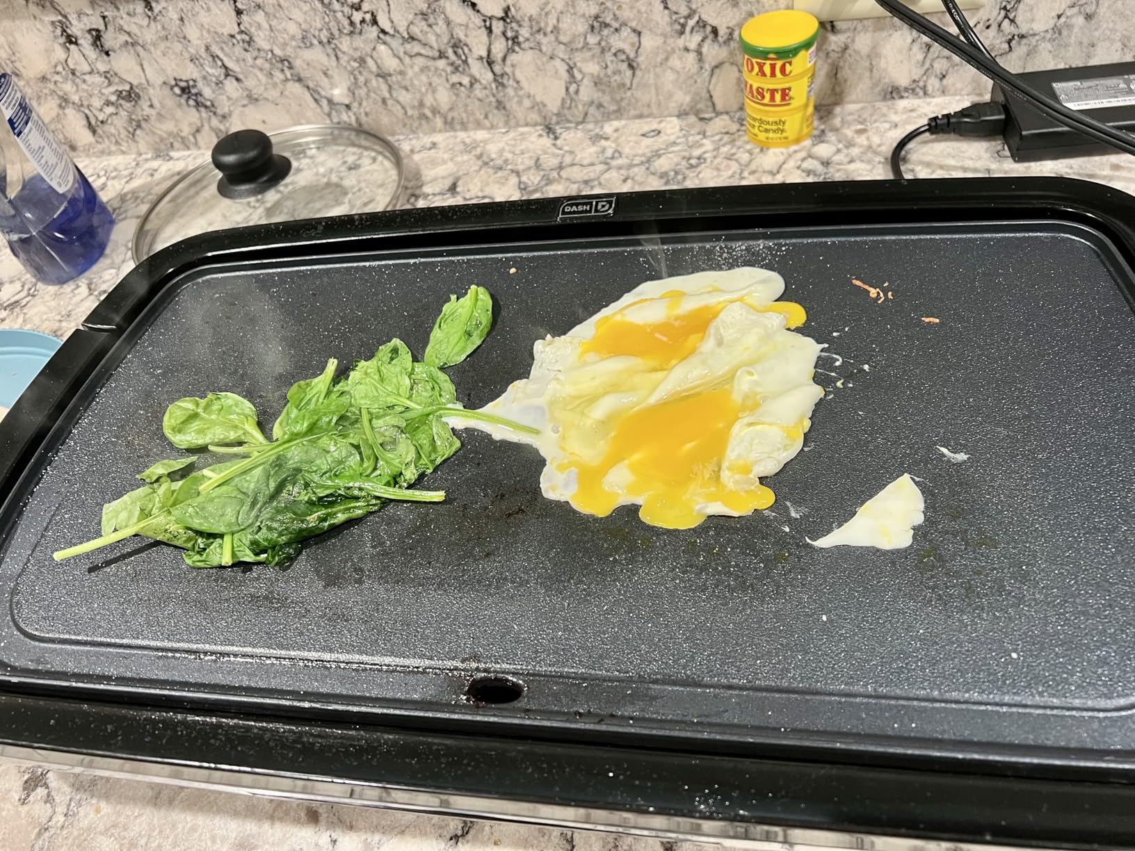 Dash Deluxe Everyday Griddle - Electric Griddle with Removable Plate - Nonstick, Easy-Clean Surface & Anti-Slip Base - Recipe Book Included - Aqua customer photo 2