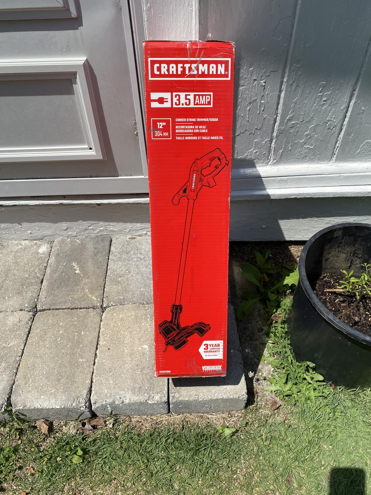 CRAFTSMAN String Trimmer/Edger, Corded Electric, 12-Inch (CMEST900) customer photo 1
