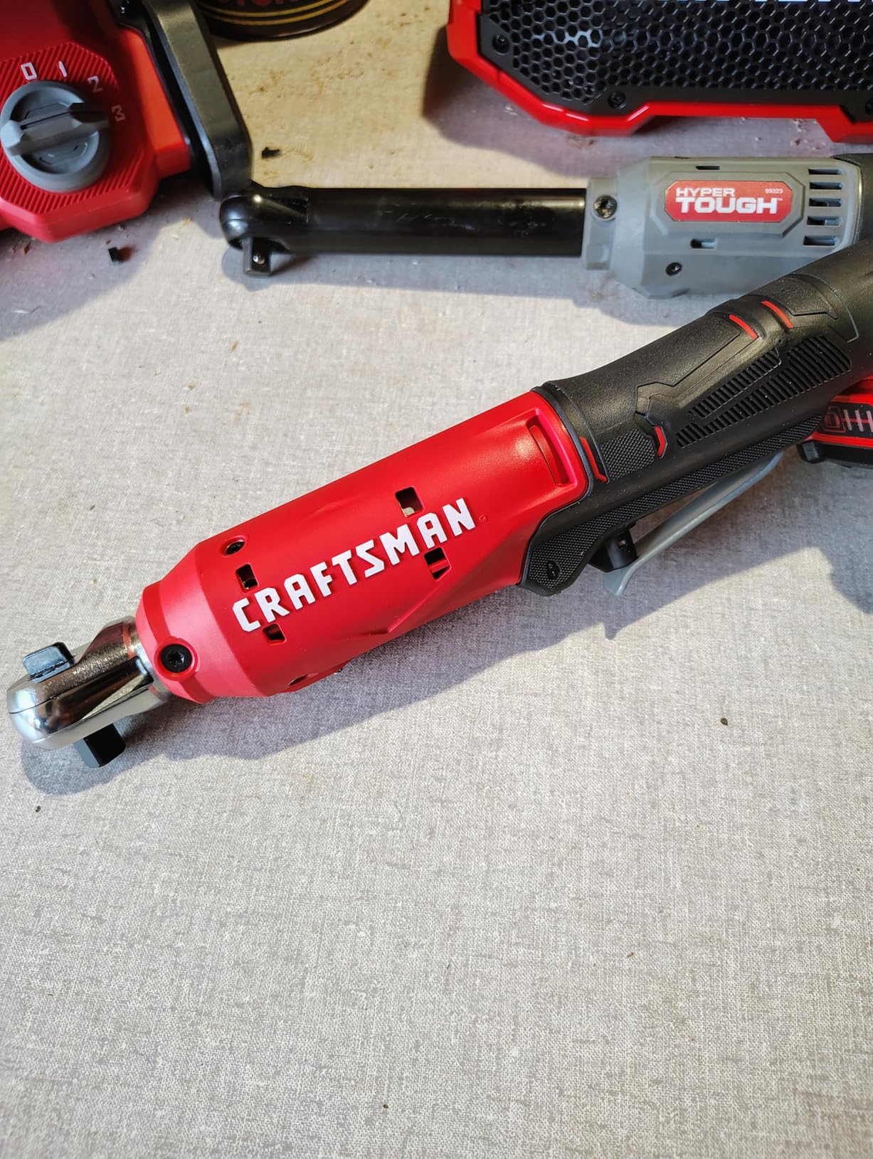 CRAFTSMAN V20 Cordless Ratchet Wrench, 3/8 inch Drive, 300 RPM, up to 35 ft-lbs of Torque, Bare Tool Only (CMCF930B) customer photo 1