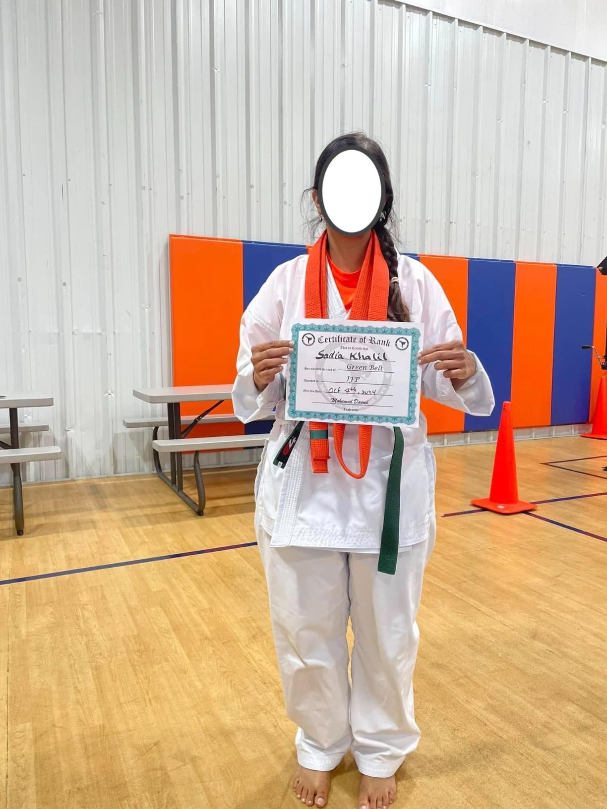 Ultimate - Middle Weight Karate Uniform Gi for Kids Adults Unisex - Complete Set with Free White Belt customer photo 1