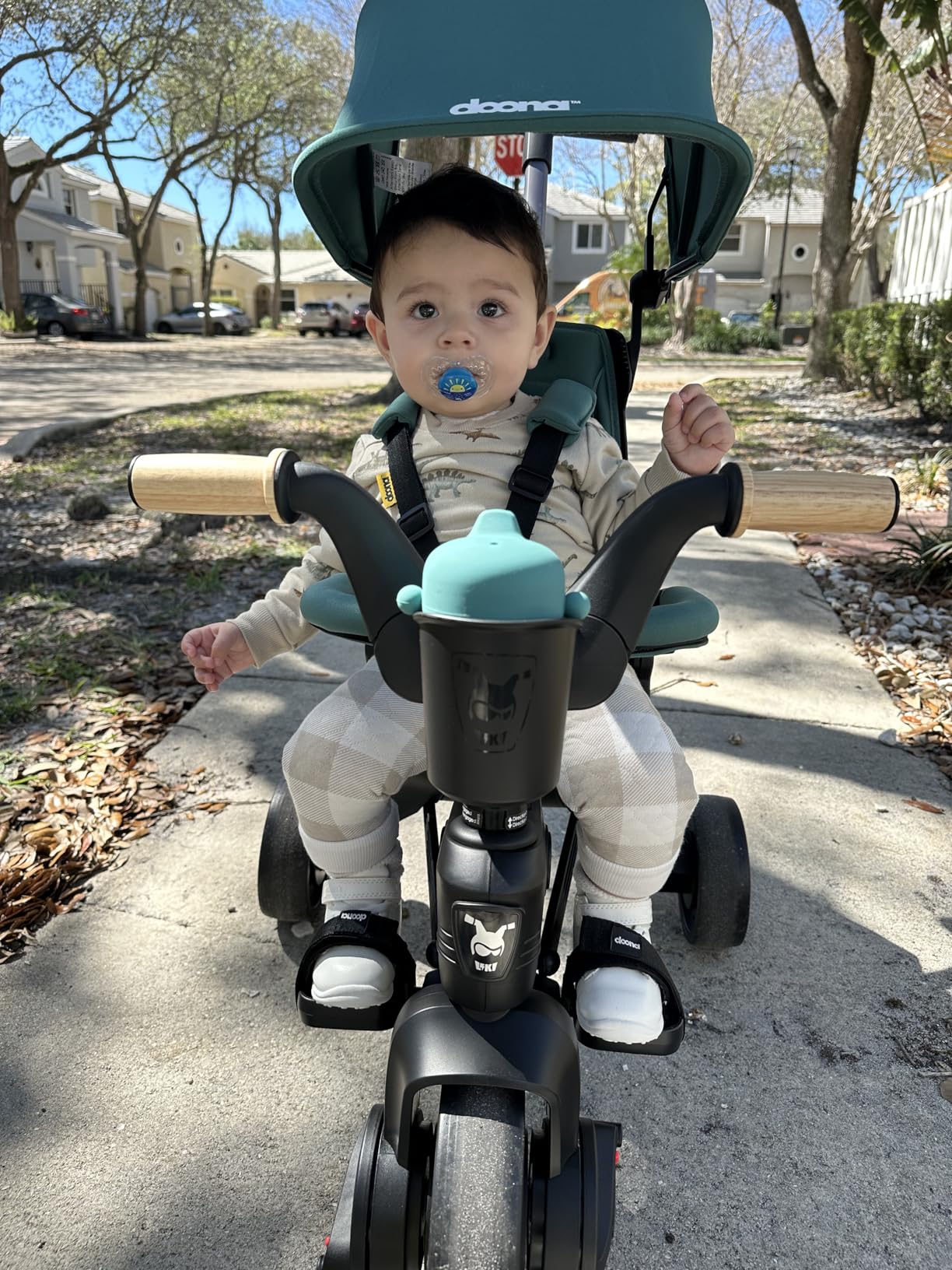 Doona Liki Trike S3, Desert Green - 5-in-1 Compact, Foldable Tricycle - Suitable for Toddlers 10 to 36 Months customer photo 2
