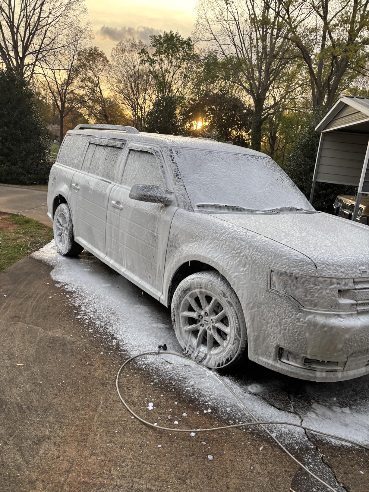 AstroAI Foam Cannon, Heavy Duty Car Foam Blaster Wide Neck Adjustable Snow Foam Lance and Thick Foam for Pressure Washer with 1/4