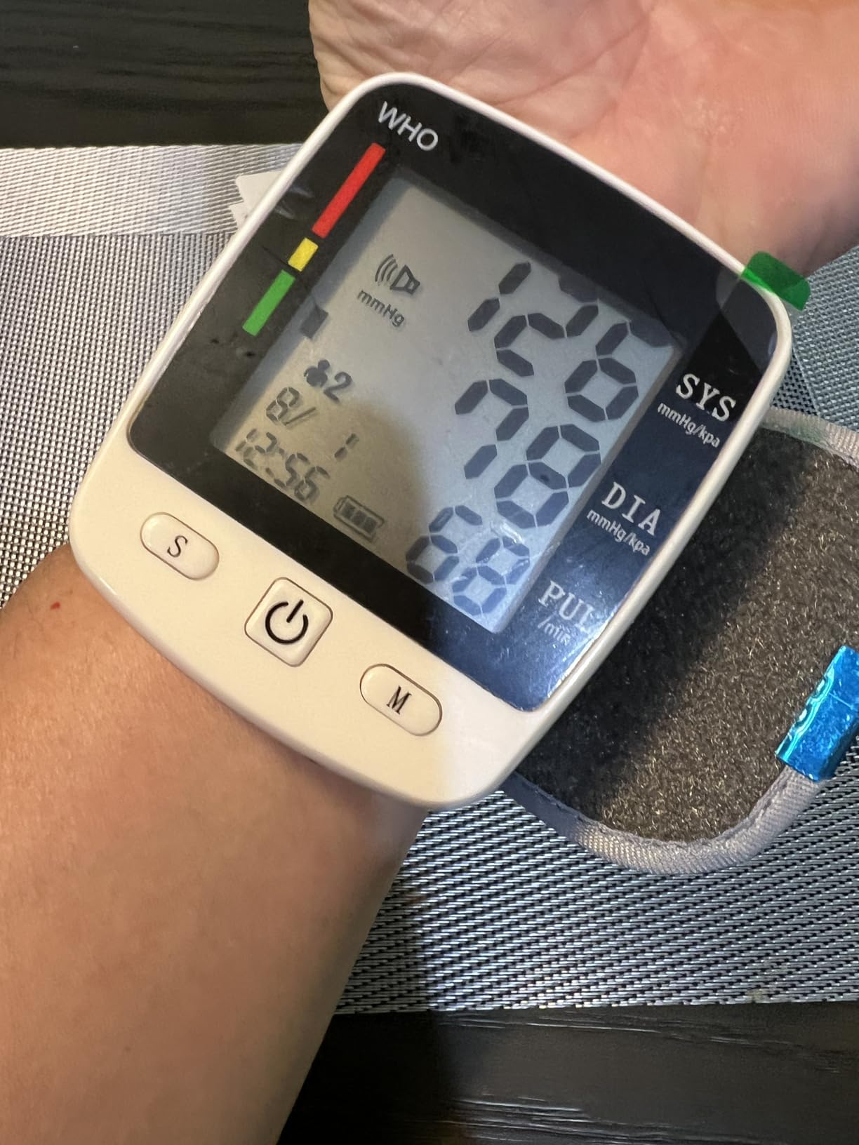 Blood Pressure Monitor Digital Wrist BP Machine Automatic Adjustable Cuff ( 5.3 to 7.7 in) with 2 Users 180 Memory Voice Broadcast Large LCD Display USB Charging Cable Carrying Case customer photo 1