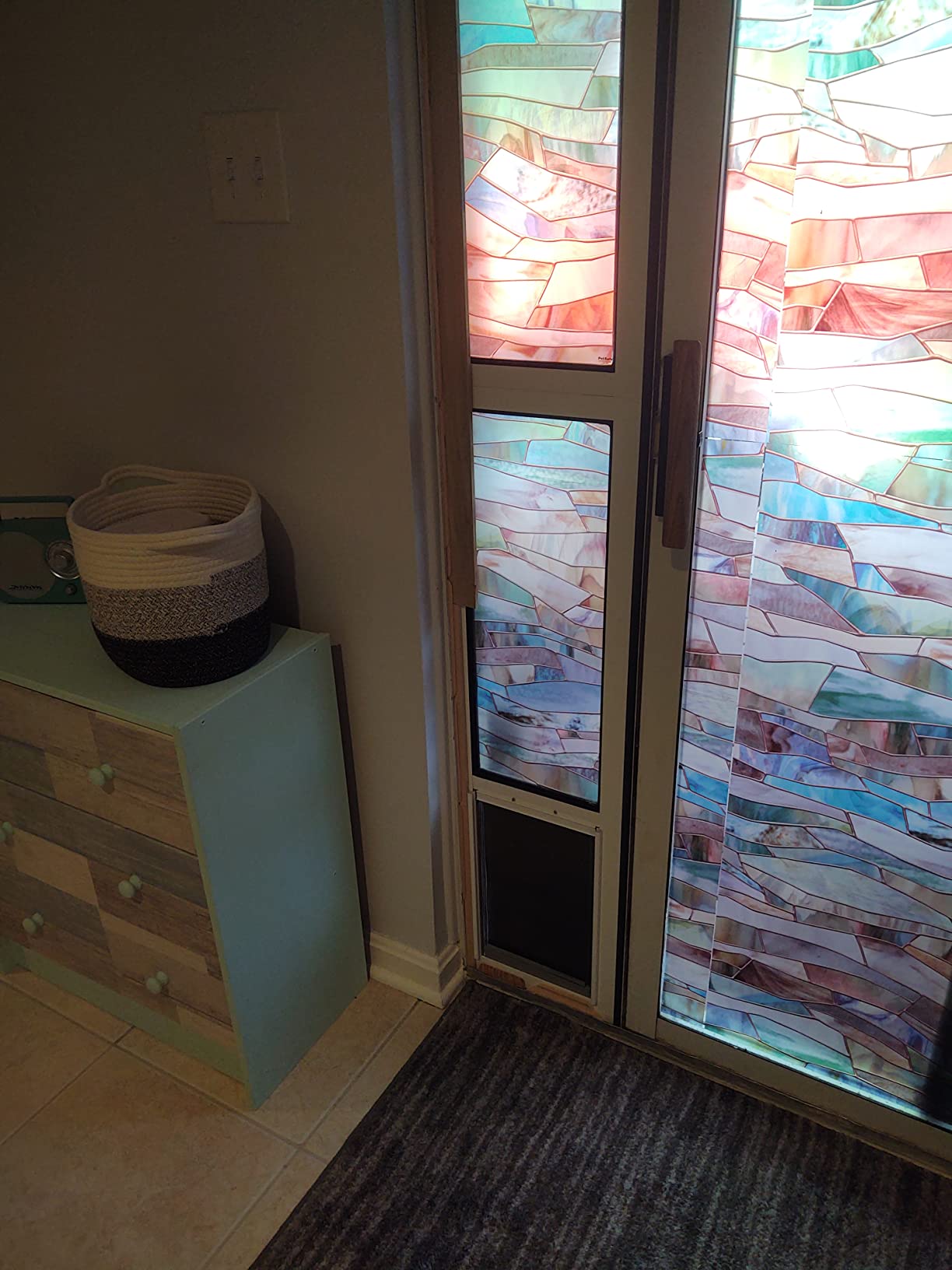 PetSafe Extreme Weather Sliding Glass Pet Door - Easy to Install, Perfect for Rental Homes - Adjustable Height 75 7/8