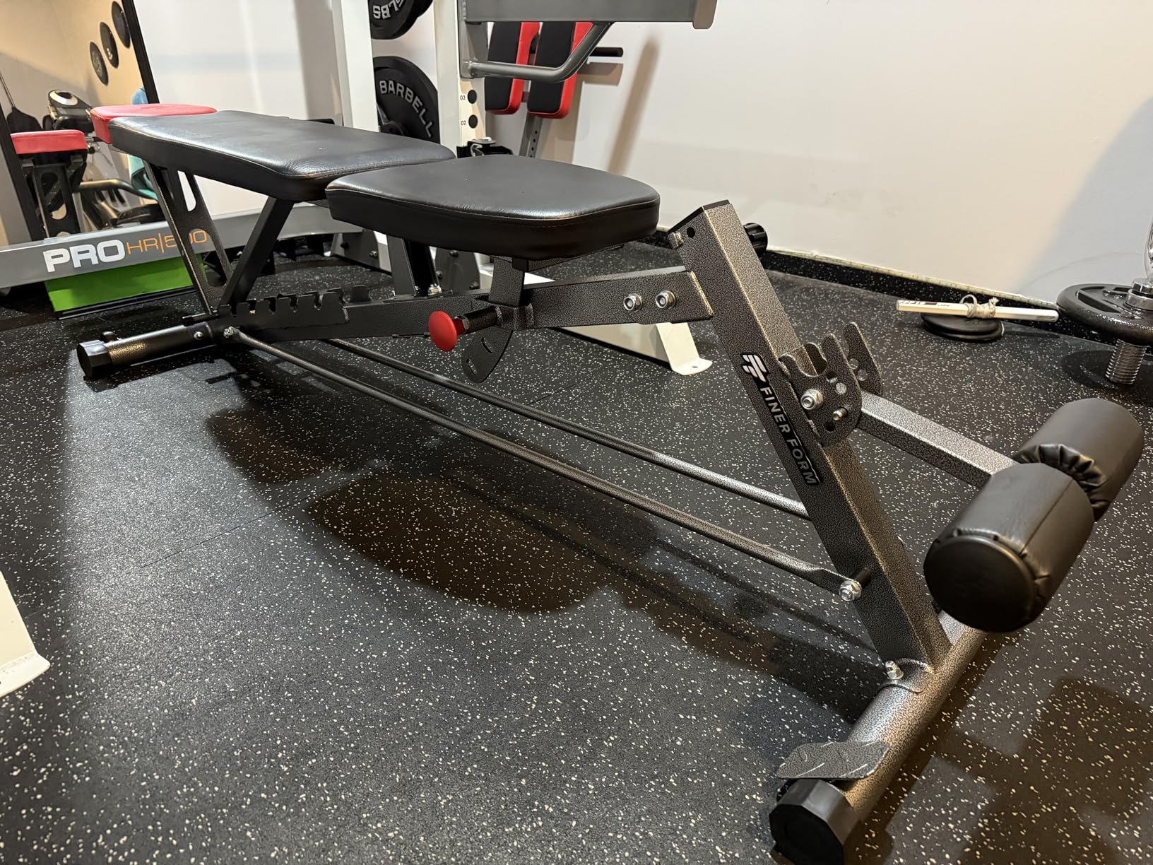 Finer Form Multi-Functional FID Weight Bench for Full All-in-One Body Workout - Hyper Back Extension, Roman Chair, Adjustable Ab Sit up Bench, Incline Decline Bench, Flat Bench customer photo 2