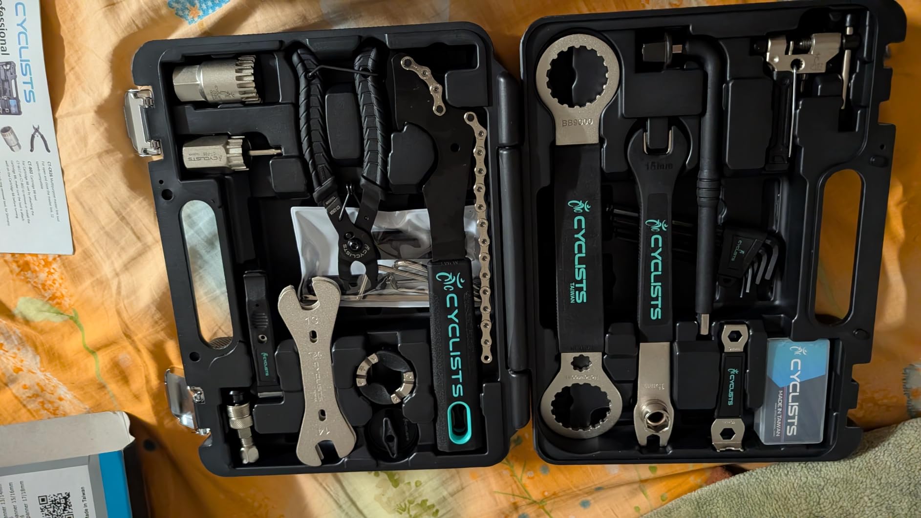 23 Piece Bike Tool Kit - Bicycle Repair Tool Box Compatible - Mountain/Road Bike Maintenance Tool Set with Storage Case customer photo 2