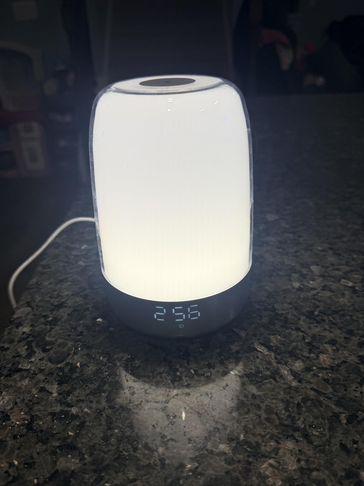winshine Touch Wake Up Night Light with Sunrise Simulation Alarm Clock, 3 Ways Dimmable Warm White Bedside Lamp for Kid Bedrooms RGB Ambient Table Nightstand Light, Sleep Aid Snooze Timer Mode customer photo 2