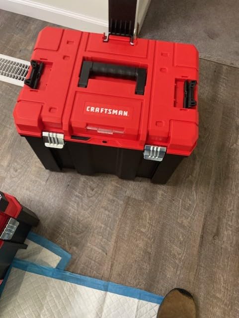 CRAFTSMAN VERSASTACK 17.126-in Metal Wheels Lockable Tool Box customer photo 2