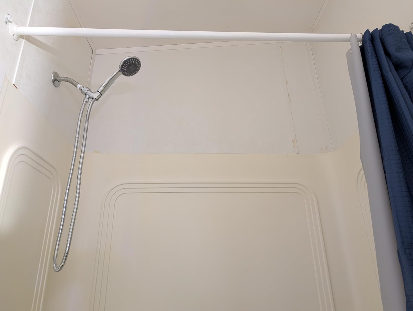 High Pressure Handheld Shower Head Briout 5-Settings Powerful Water Spray Shower Head against Low Pressure Water Flow with Stainless Hose and Adjustable Mount customer photo 2